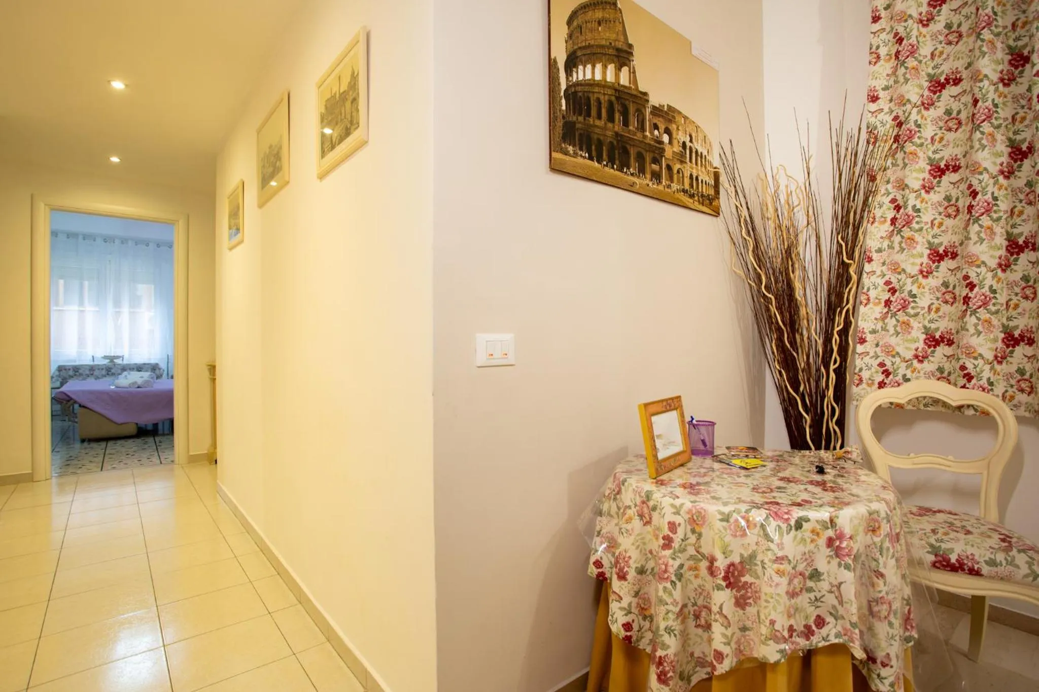 Decorative detail, Bed in Vatican Station