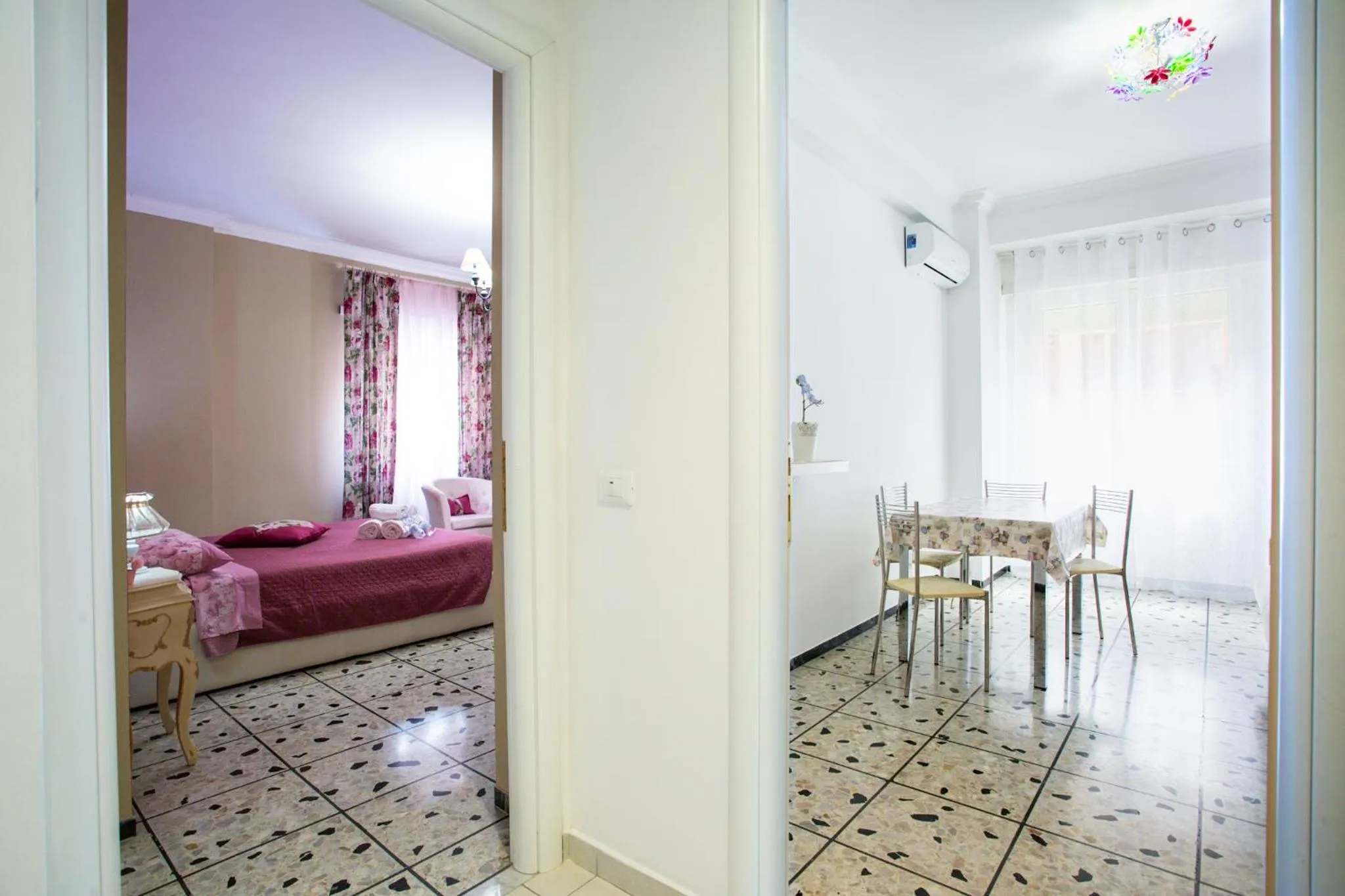 Decorative detail, Bed in Vatican Station