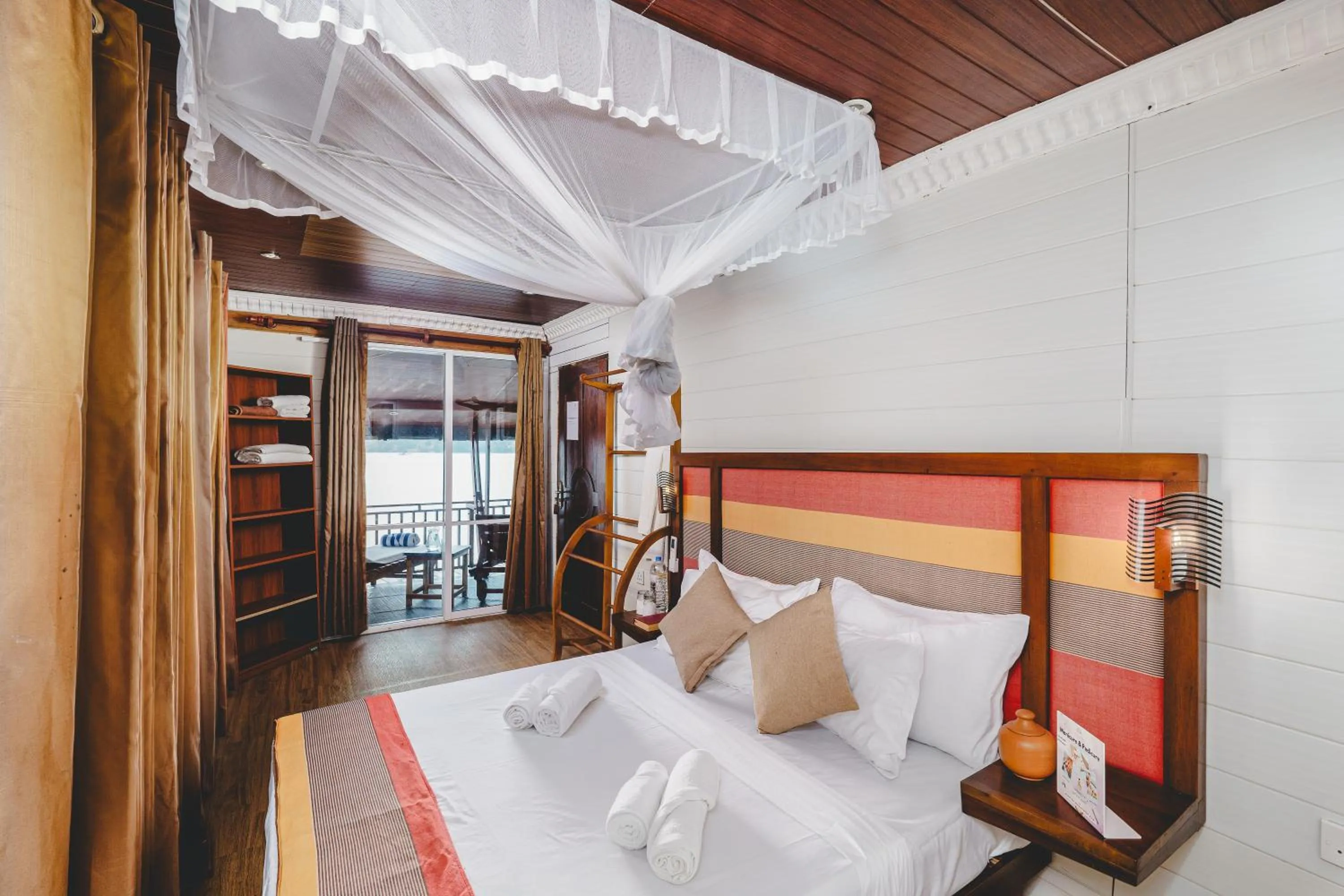 View (from property/room), Bed in River View Villas