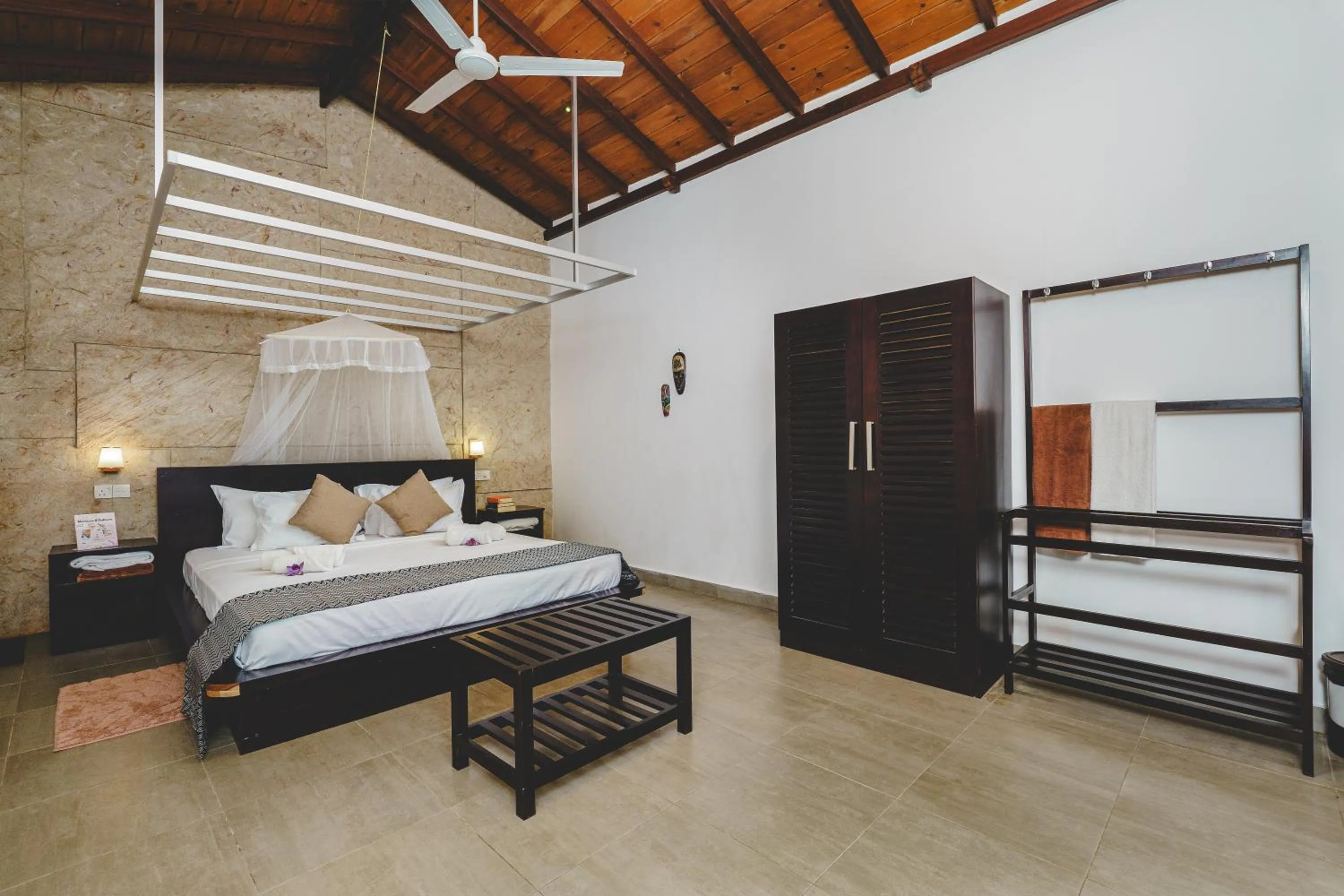 Bed in River View Villas