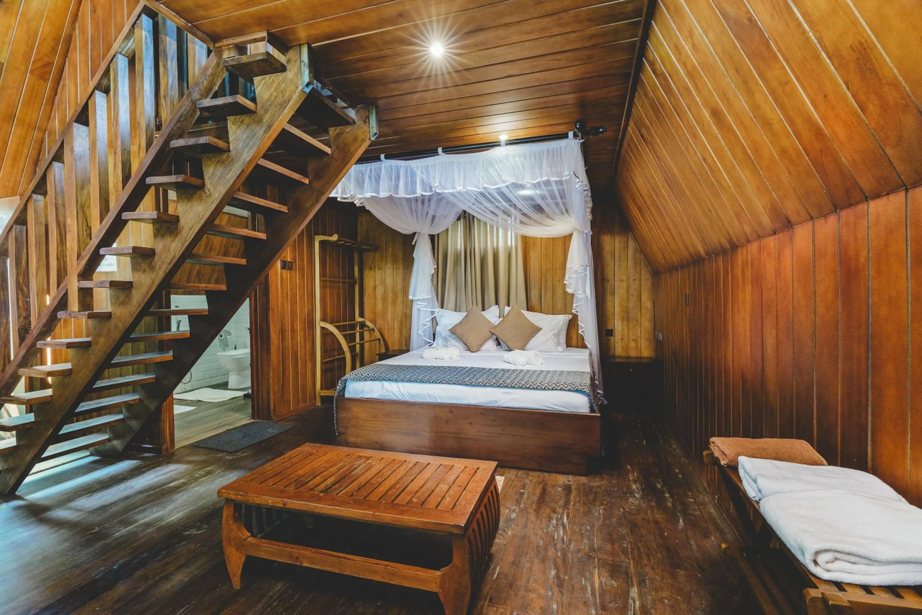 Bedroom, Bed in River View Villas