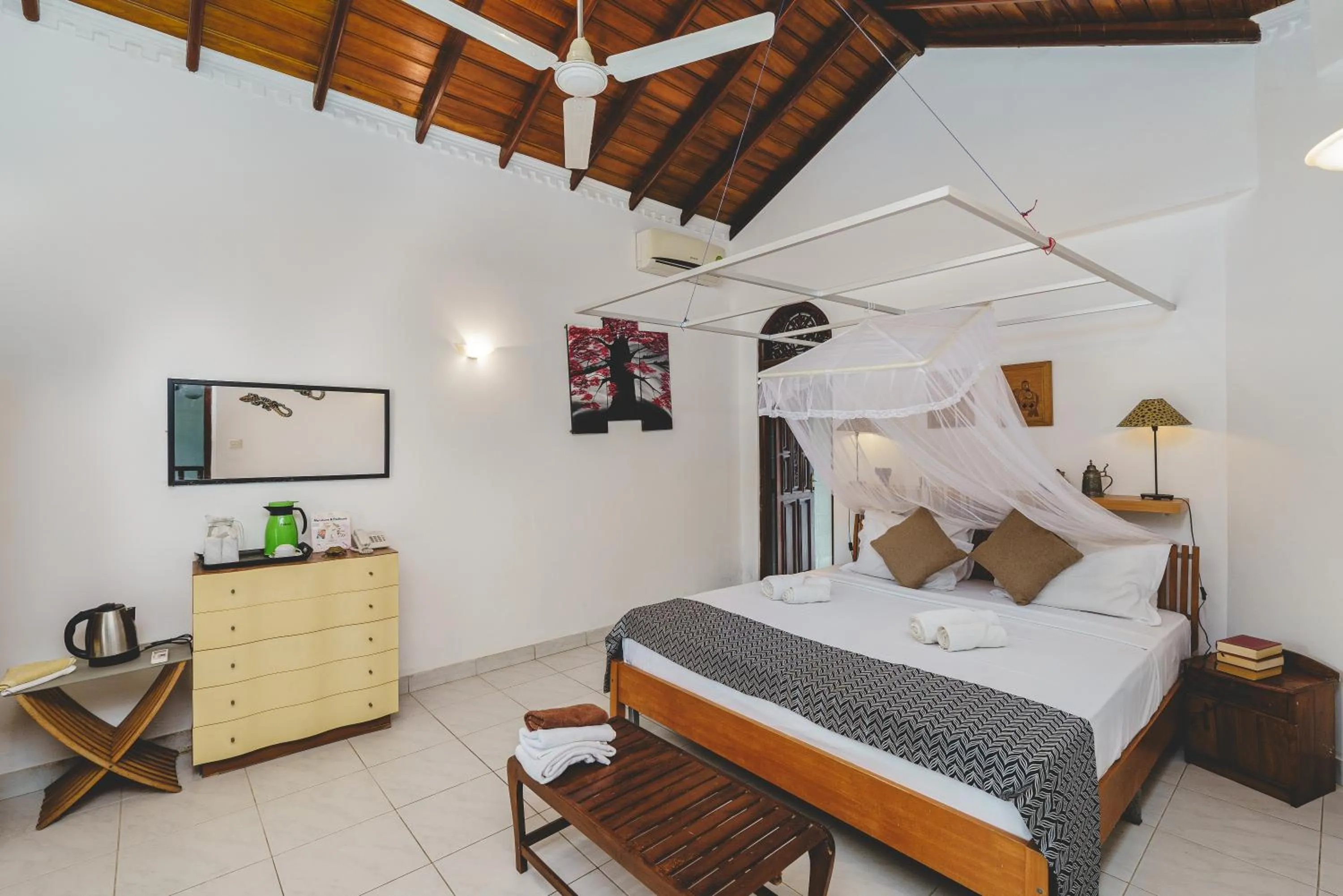 Bed in River View Villas