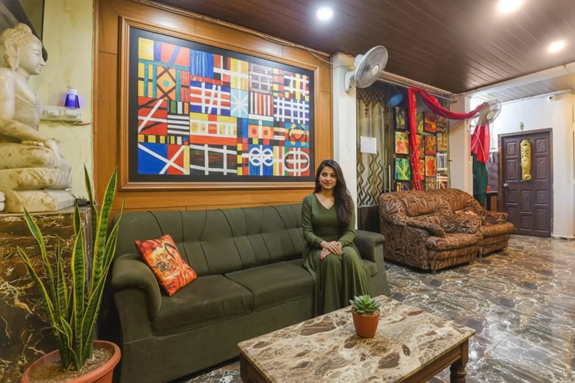 Lobby or reception in Via Corinthia Boutique Rooms - Nr Candolim Beach Lobby or reception in Via Corinthia Boutique Rooms - Nr Candolim Beach