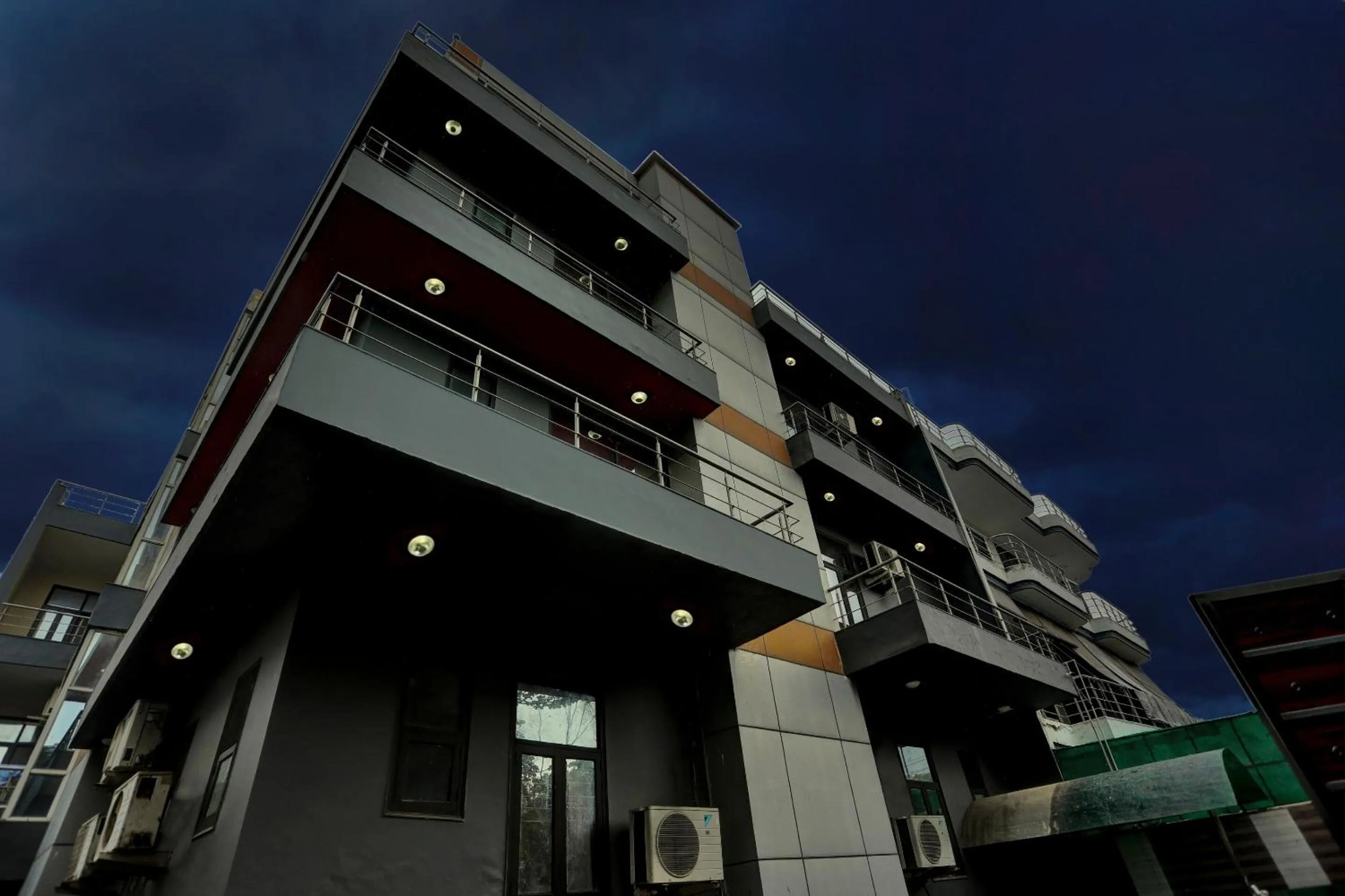 Facade/entrance in Townhouse Happy Keys Near Iskcon Temple Noida