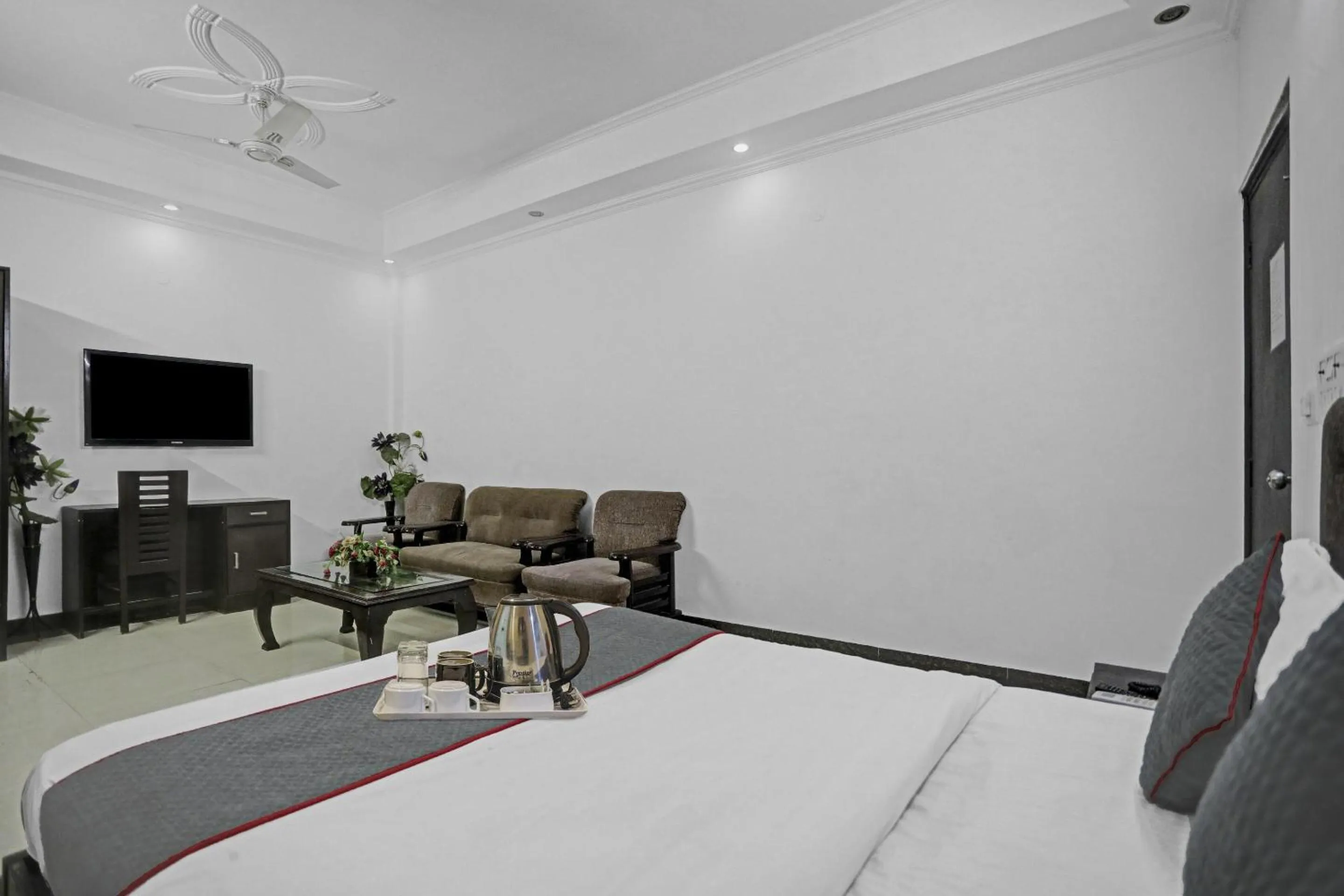 Bedroom, Bed in Townhouse Happy Keys Near Iskcon Temple Noida