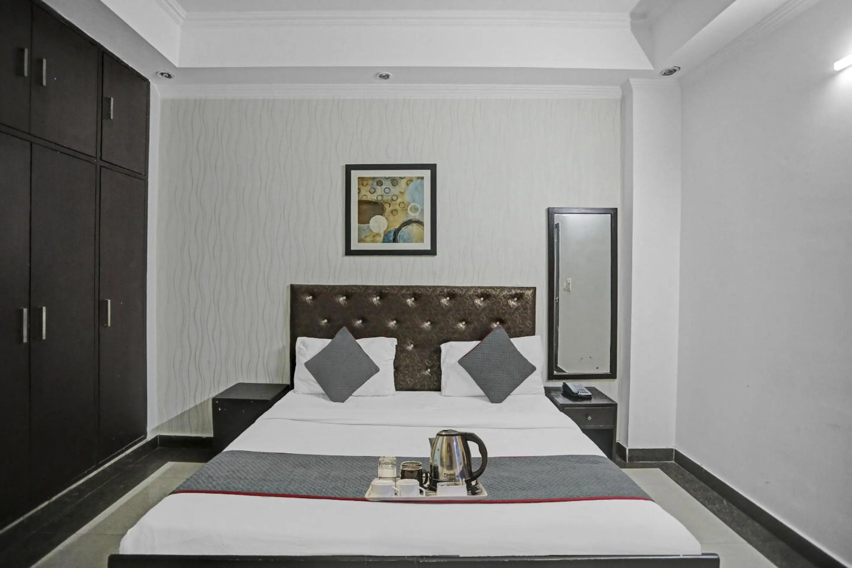 Bedroom, Bed in Townhouse Happy Keys Near Iskcon Temple Noida