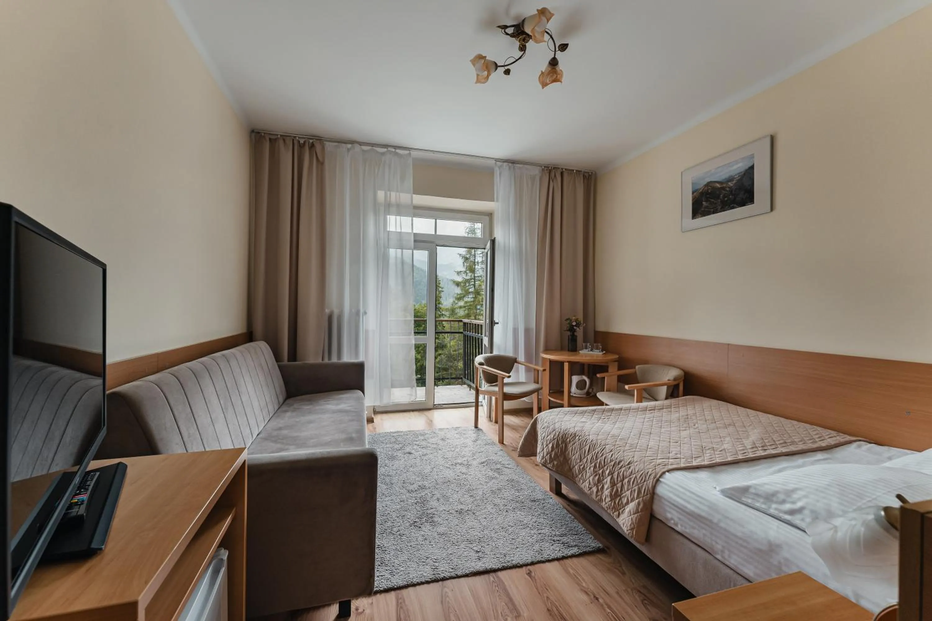Seating area, Bed in Rewita Kościelisko-Zakopane