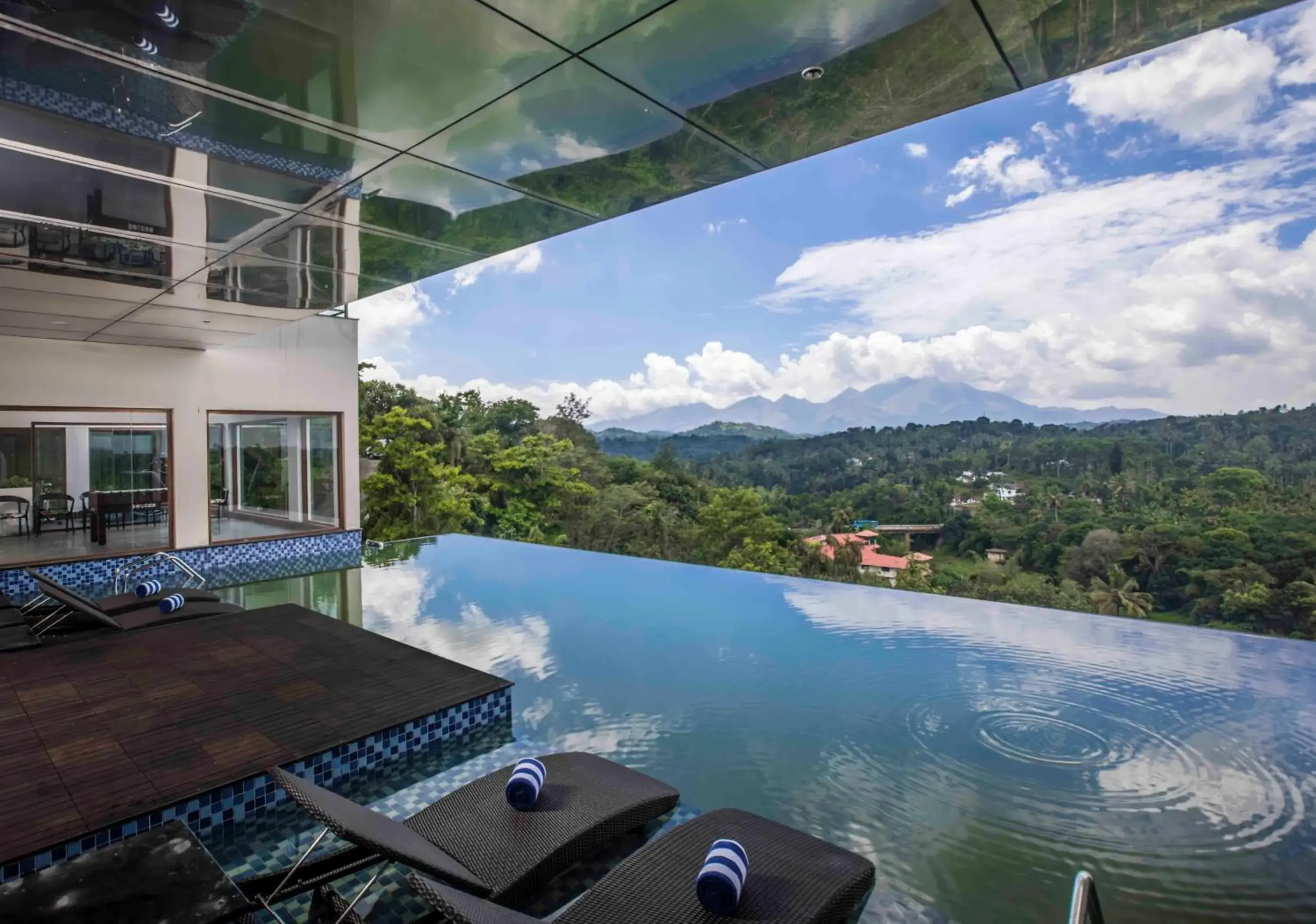 Swimming pool in GReaT Trails Wayanad by GRT Hotels Swimming pool in GReaT Trails Wayanad by GRT Hotels