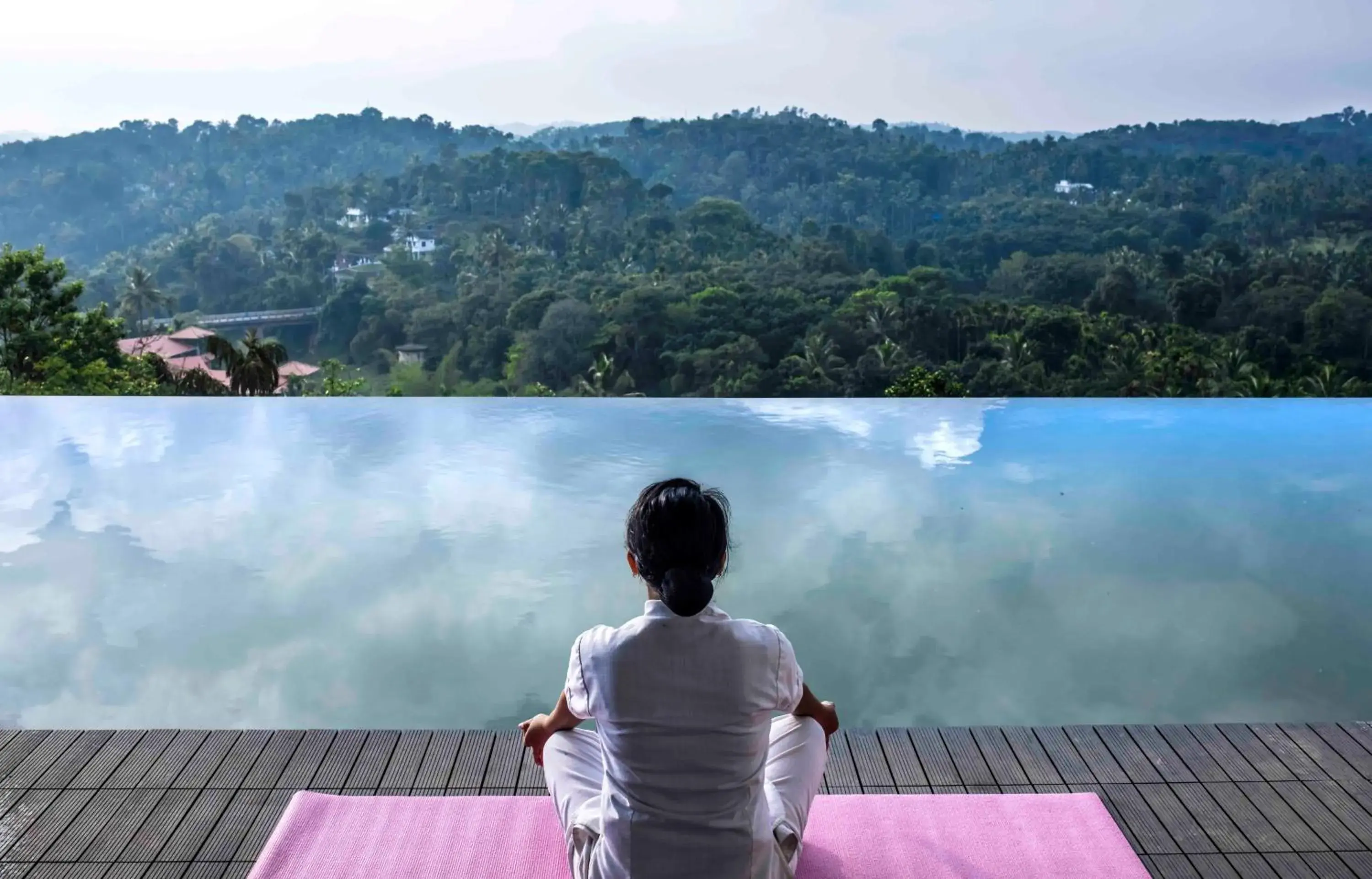 Swimming pool in GReaT Trails Wayanad by GRT Hotels Swimming pool in GReaT Trails Wayanad by GRT Hotels