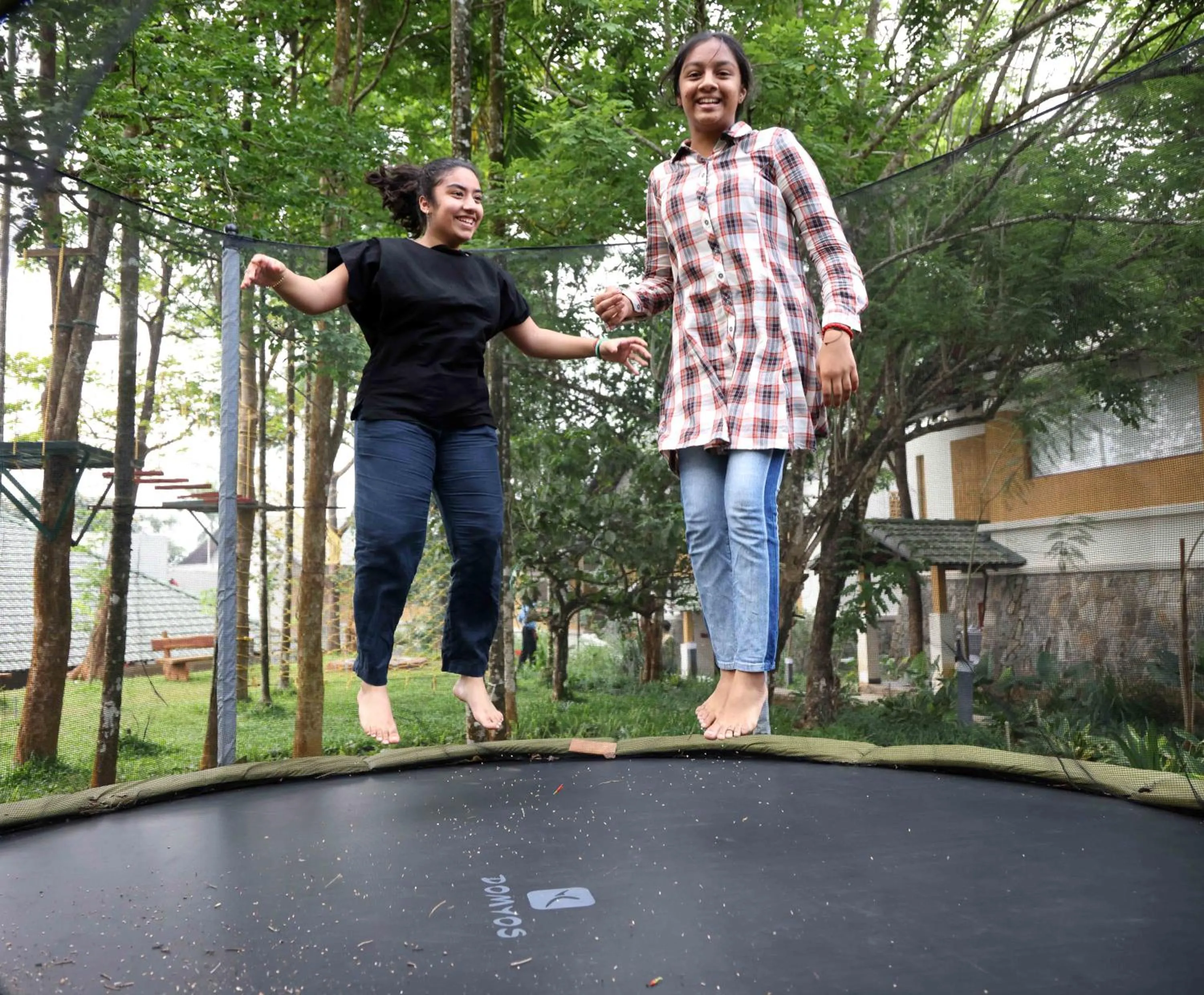 Communal lounge/ TV room in GReaT Trails Wayanad by GRT Hotels