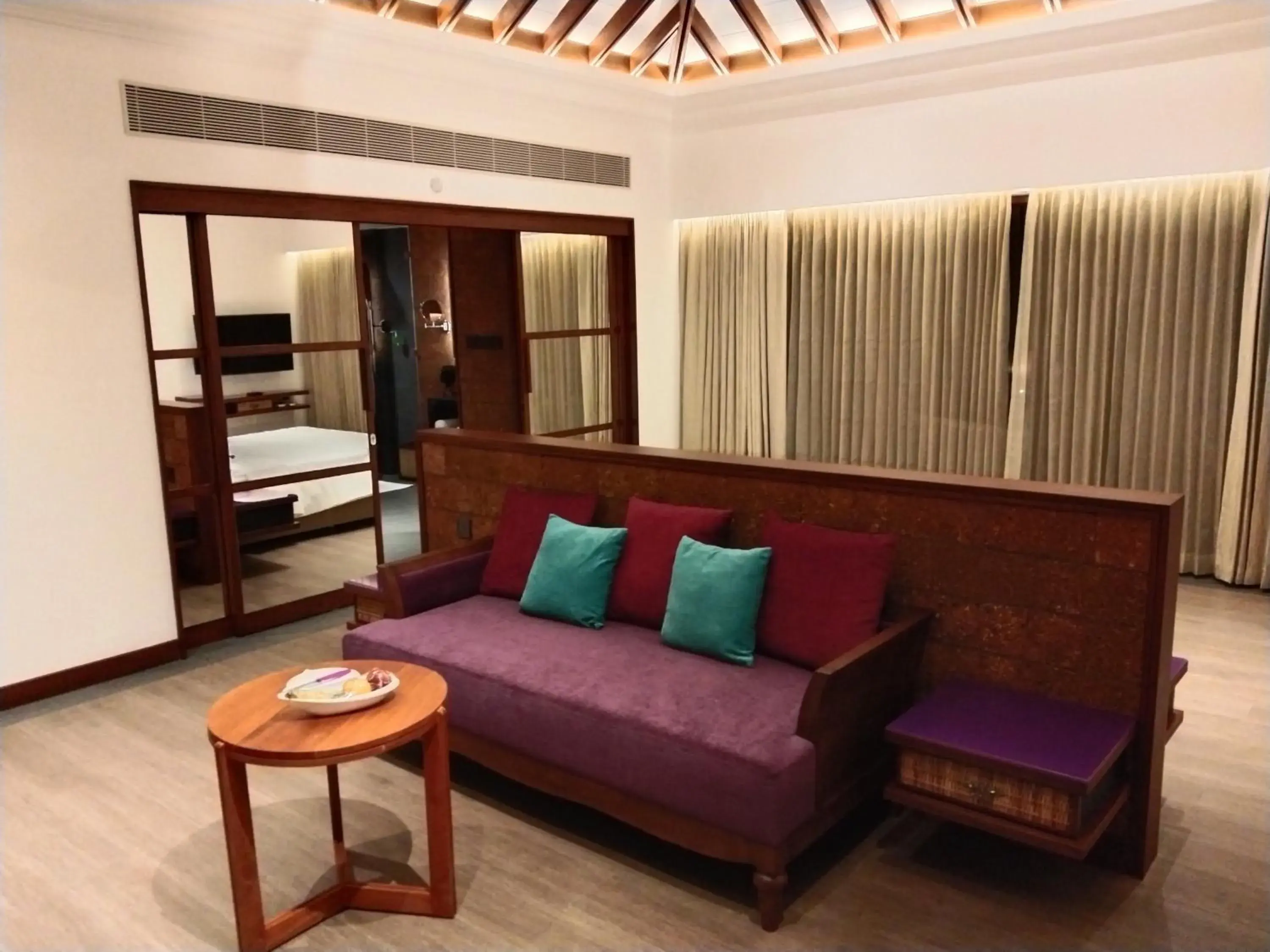 Seating area, Bed in GReaT Trails Wayanad by GRT Hotels Seating area, Bed in GReaT Trails Wayanad by GRT Hotels