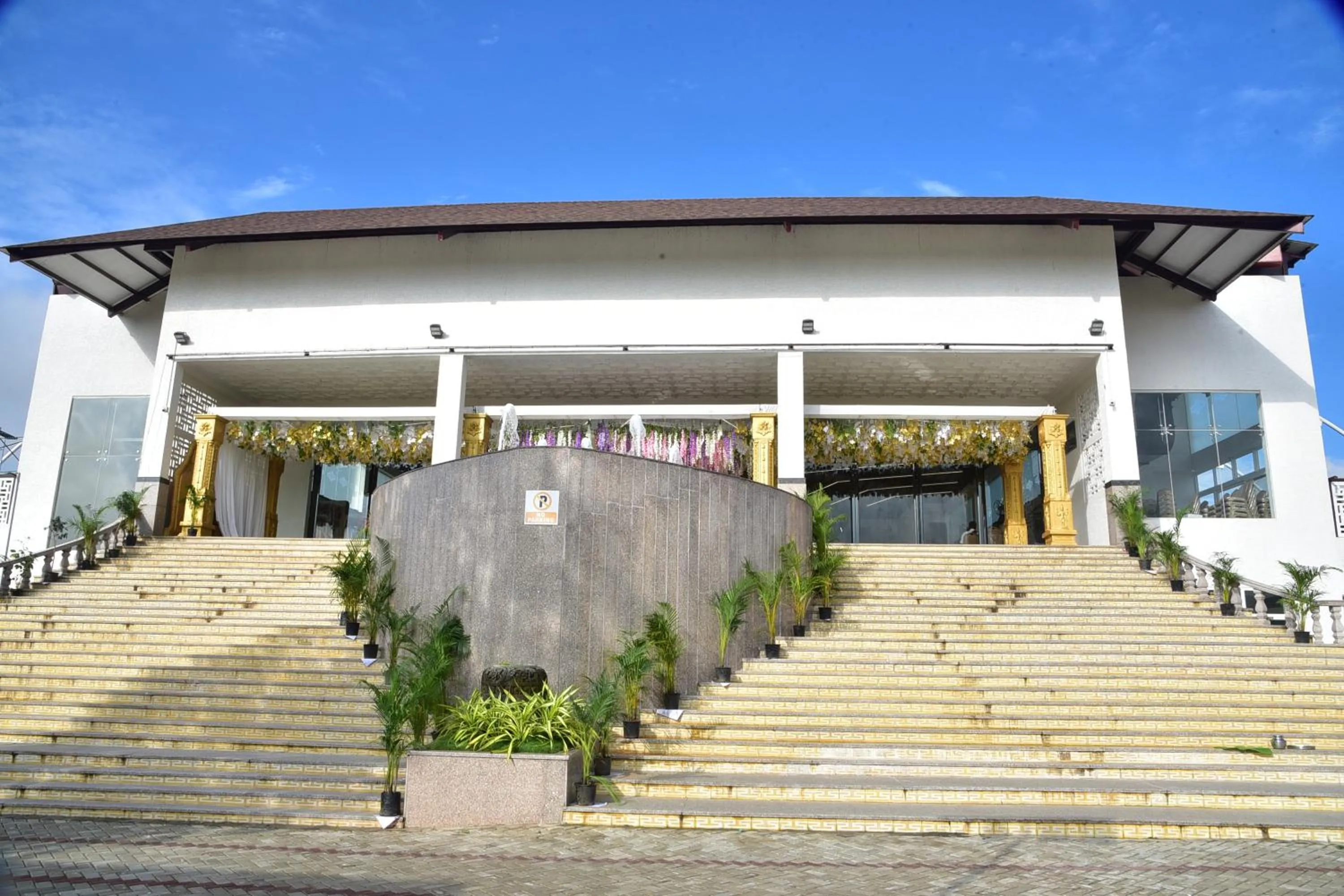 Facade/entrance in Vistar Pavithra Vivaha Convention Hall