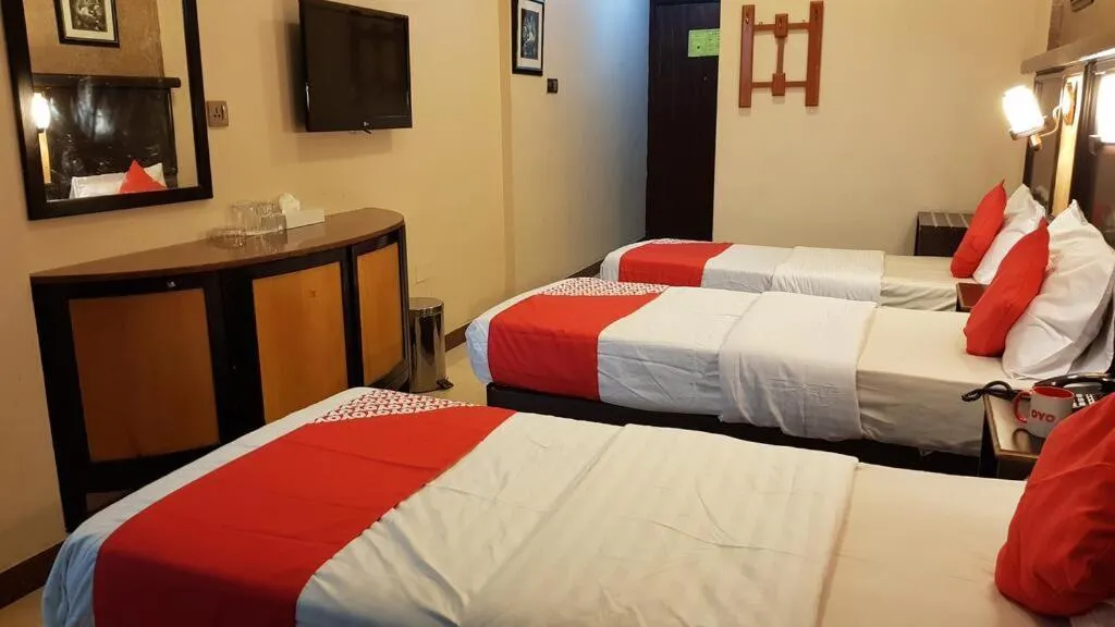 TV and multimedia, Bed in Rahab Hotel