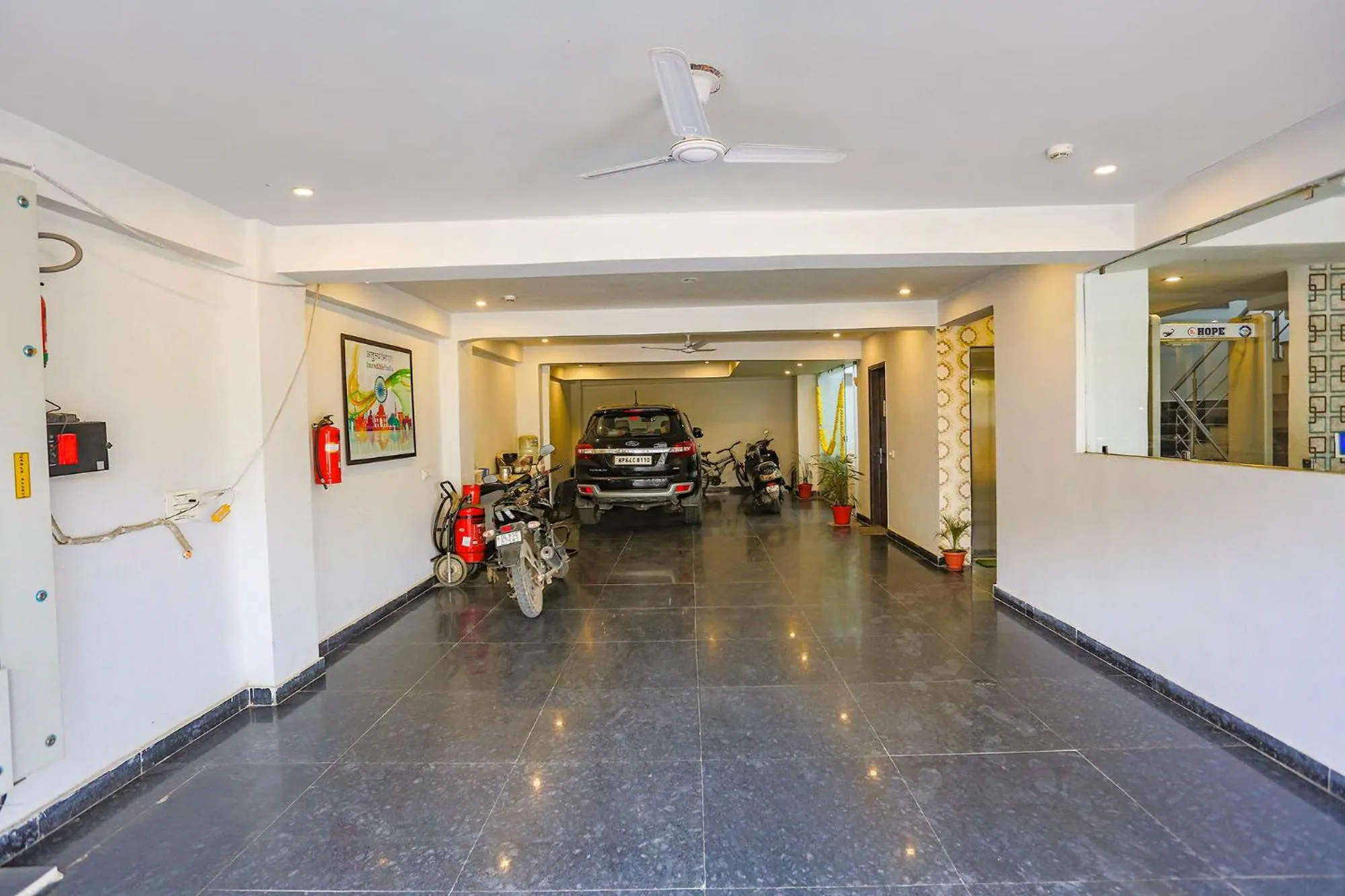 Parking in FabHotel Novel Suites