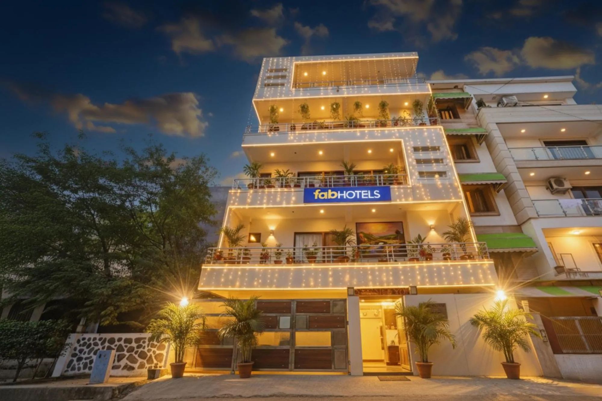 Property building in FabHotel Novel Suites