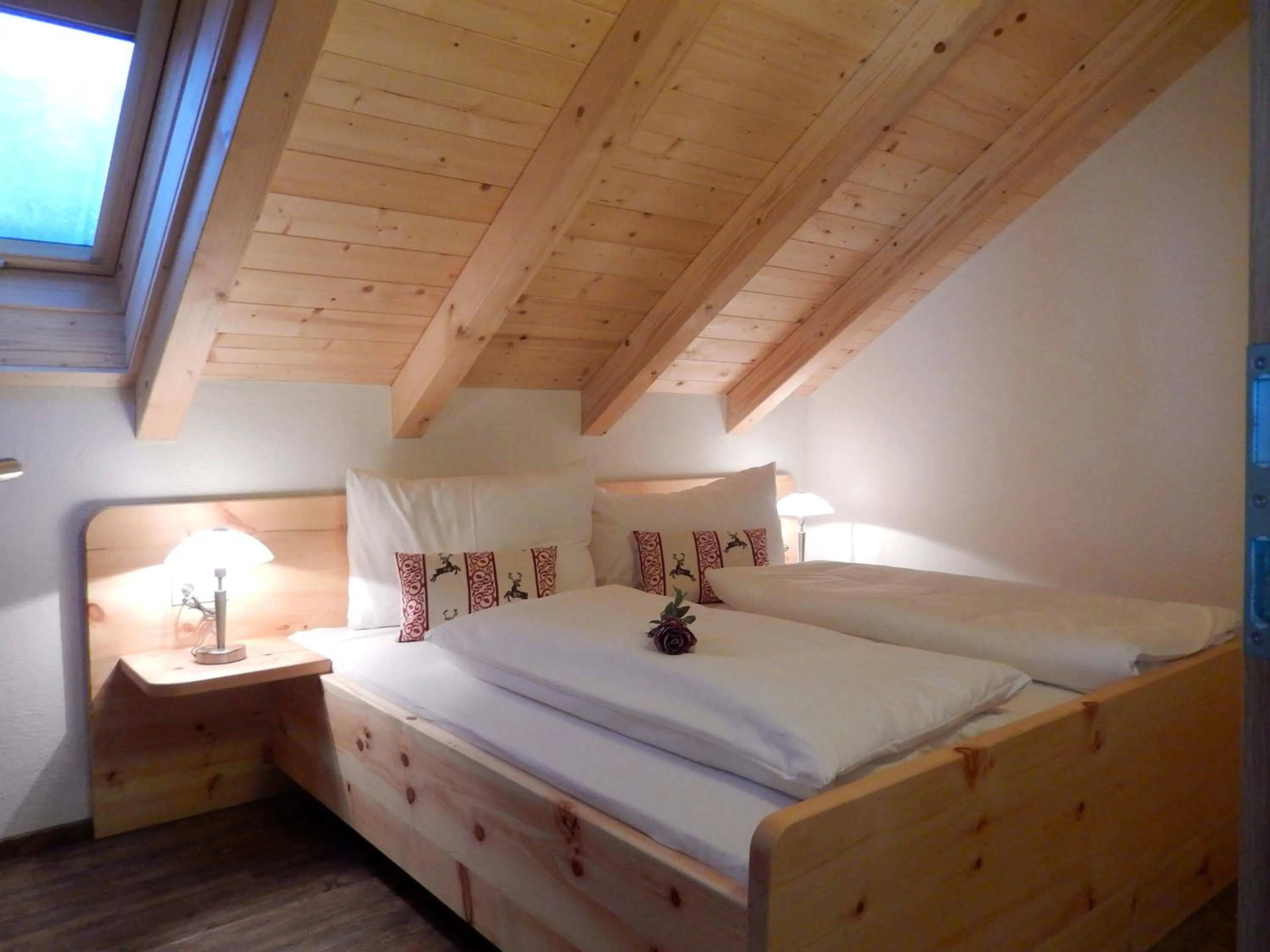 Bed in AlpenChalet Mitterberg