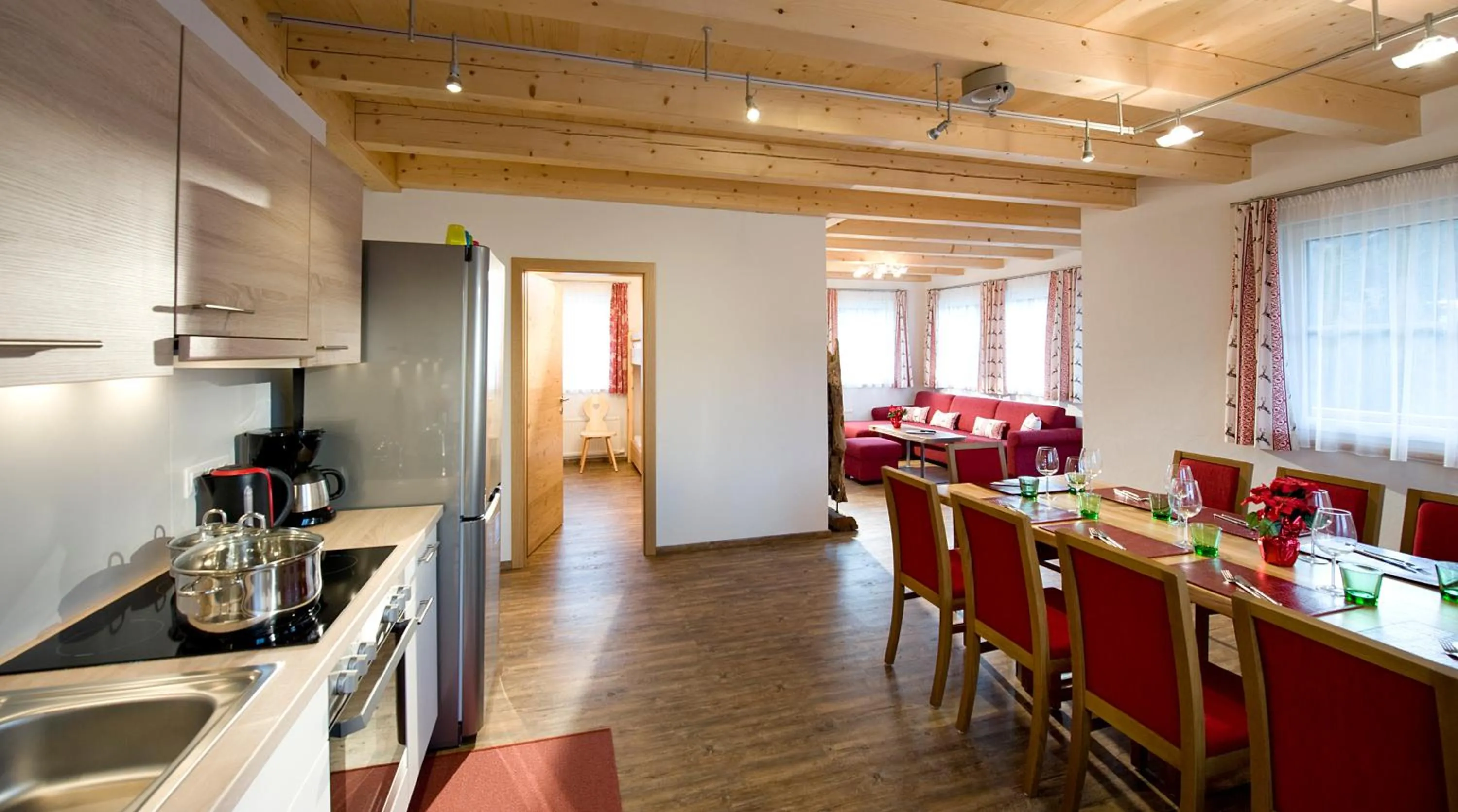 Kitchen or kitchenette in AlpenChalet Mitterberg