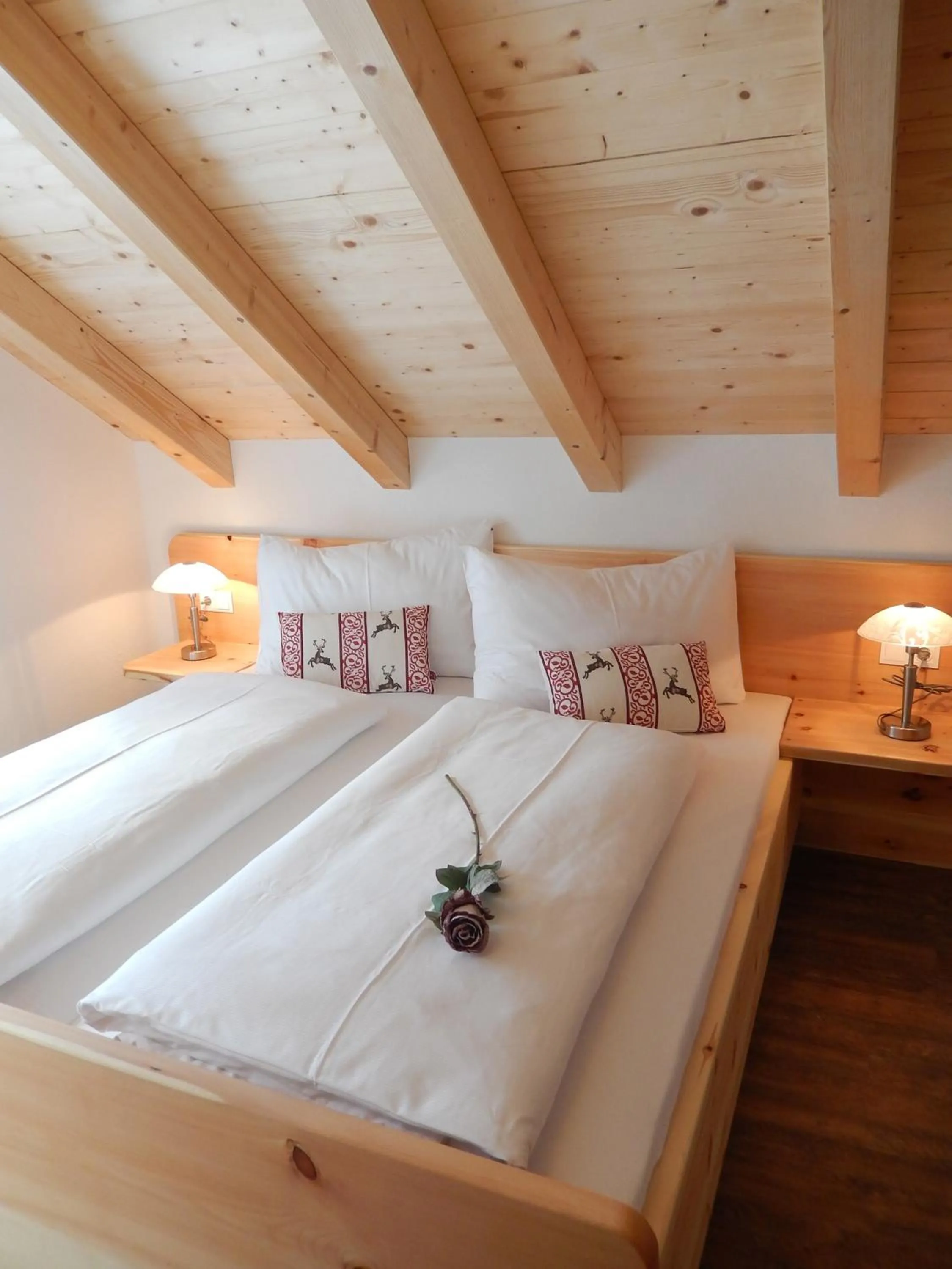 Bed in AlpenChalet Mitterberg