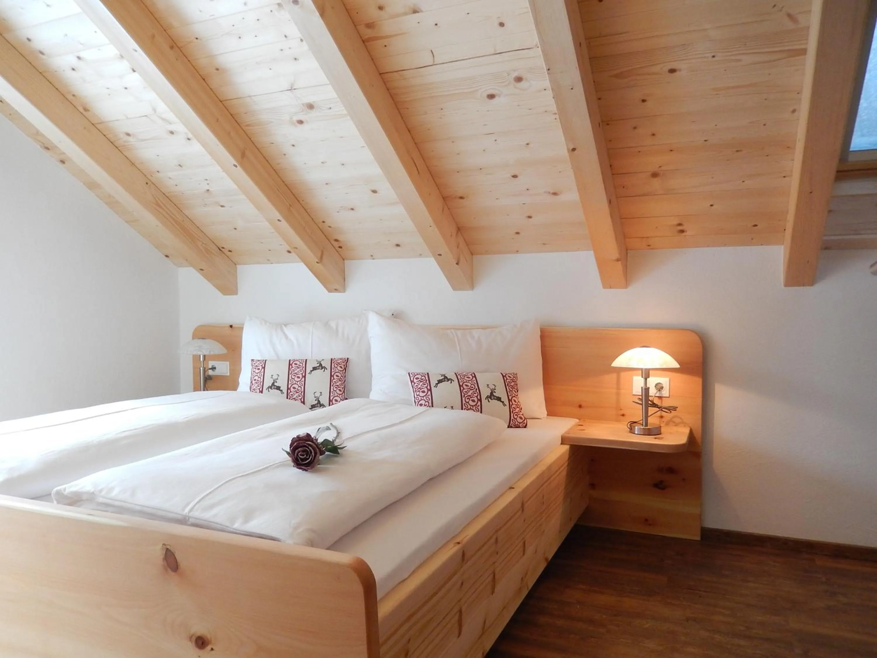 Bed in AlpenChalet Mitterberg