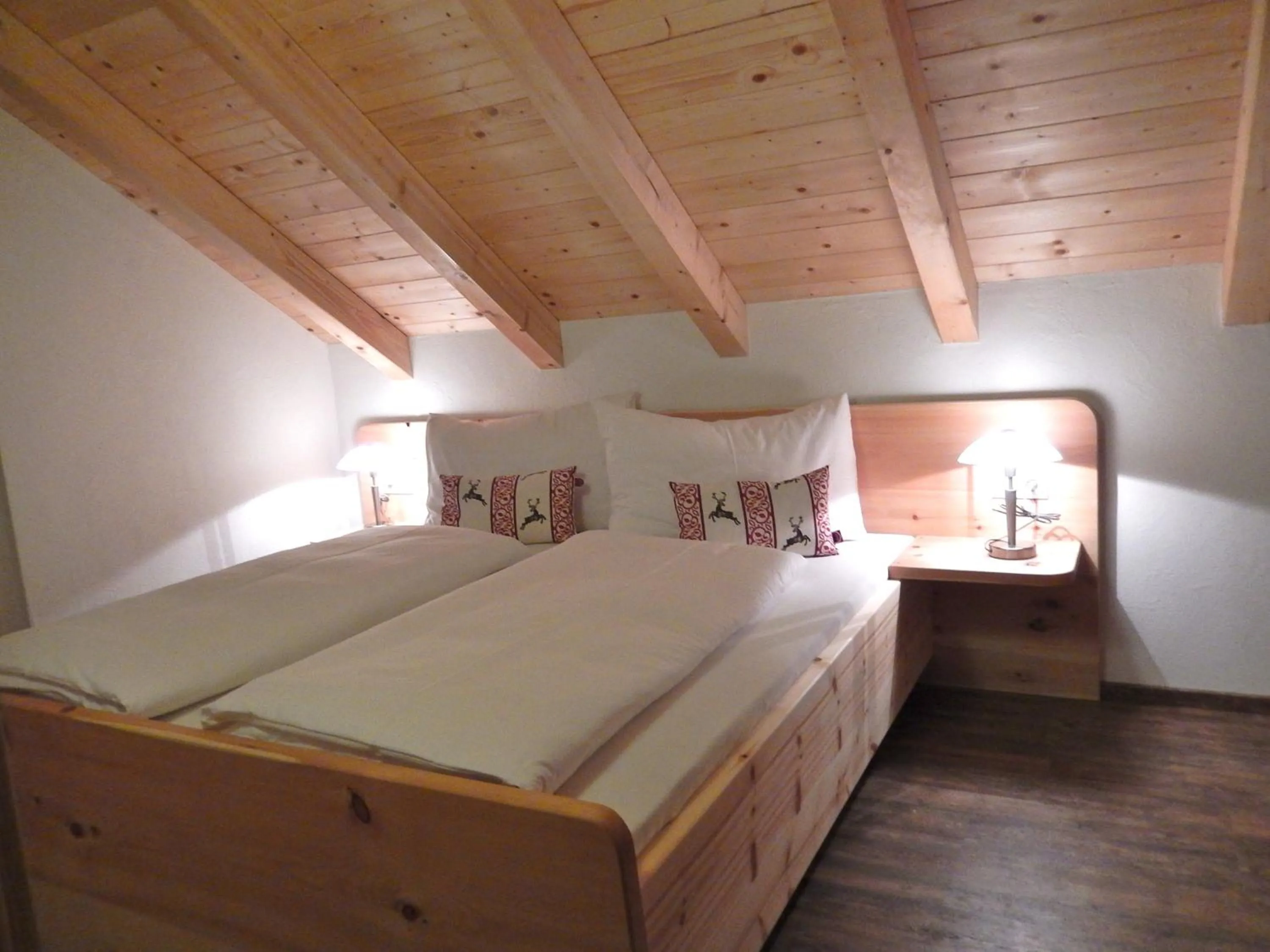 Bed in AlpenChalet Mitterberg