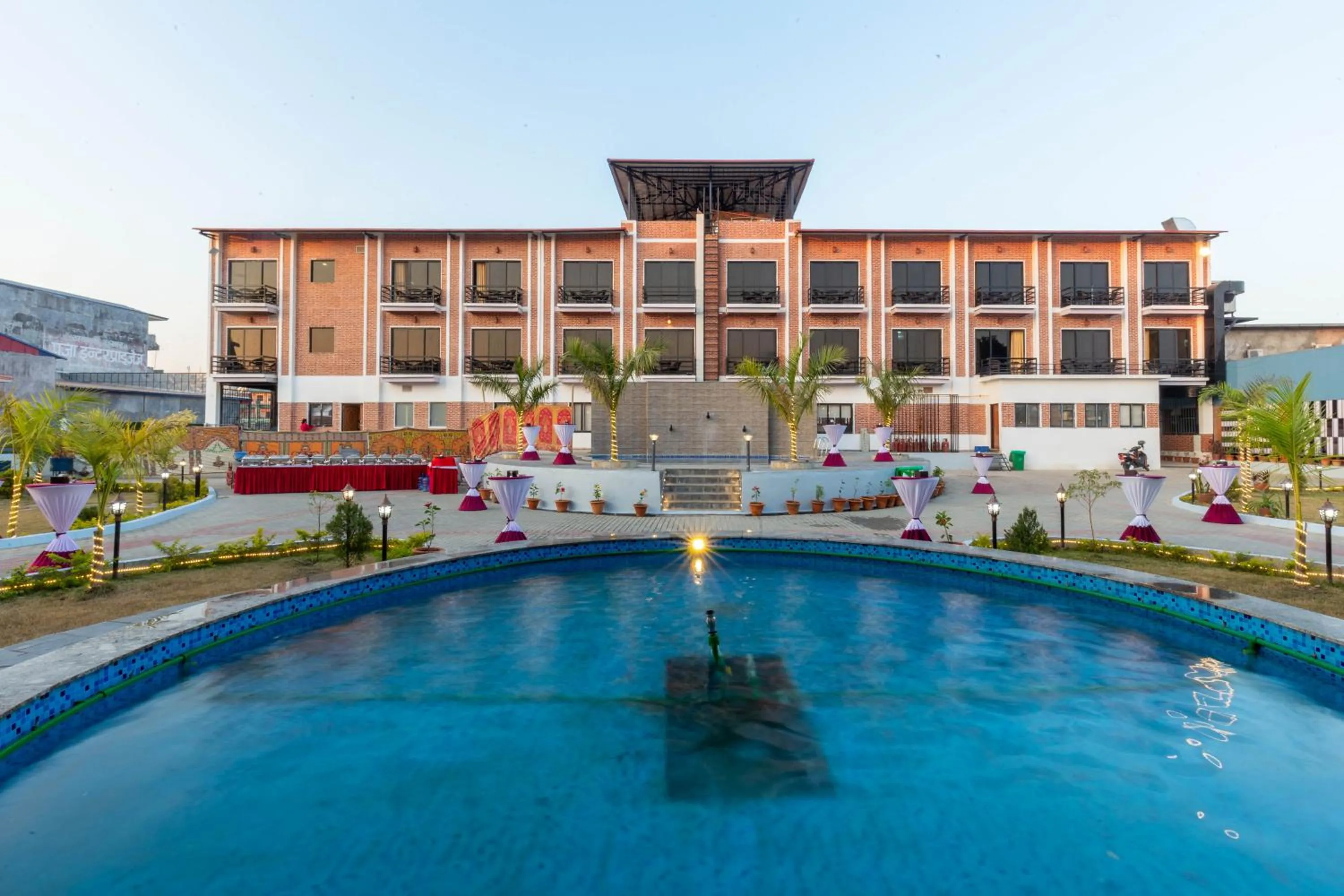 Property building in Chitwan Midtown Hotel