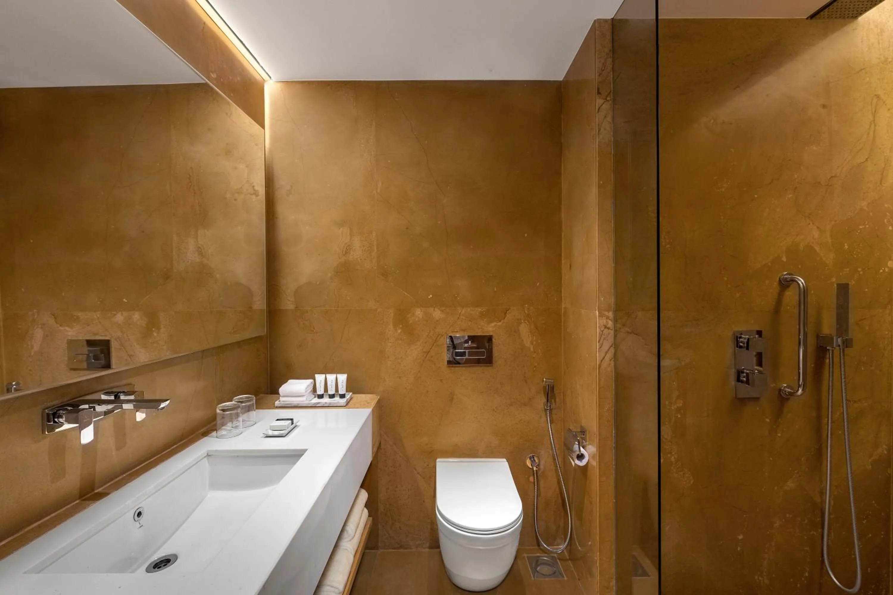 Bathroom in Time Square Resort & Spa Bhuj