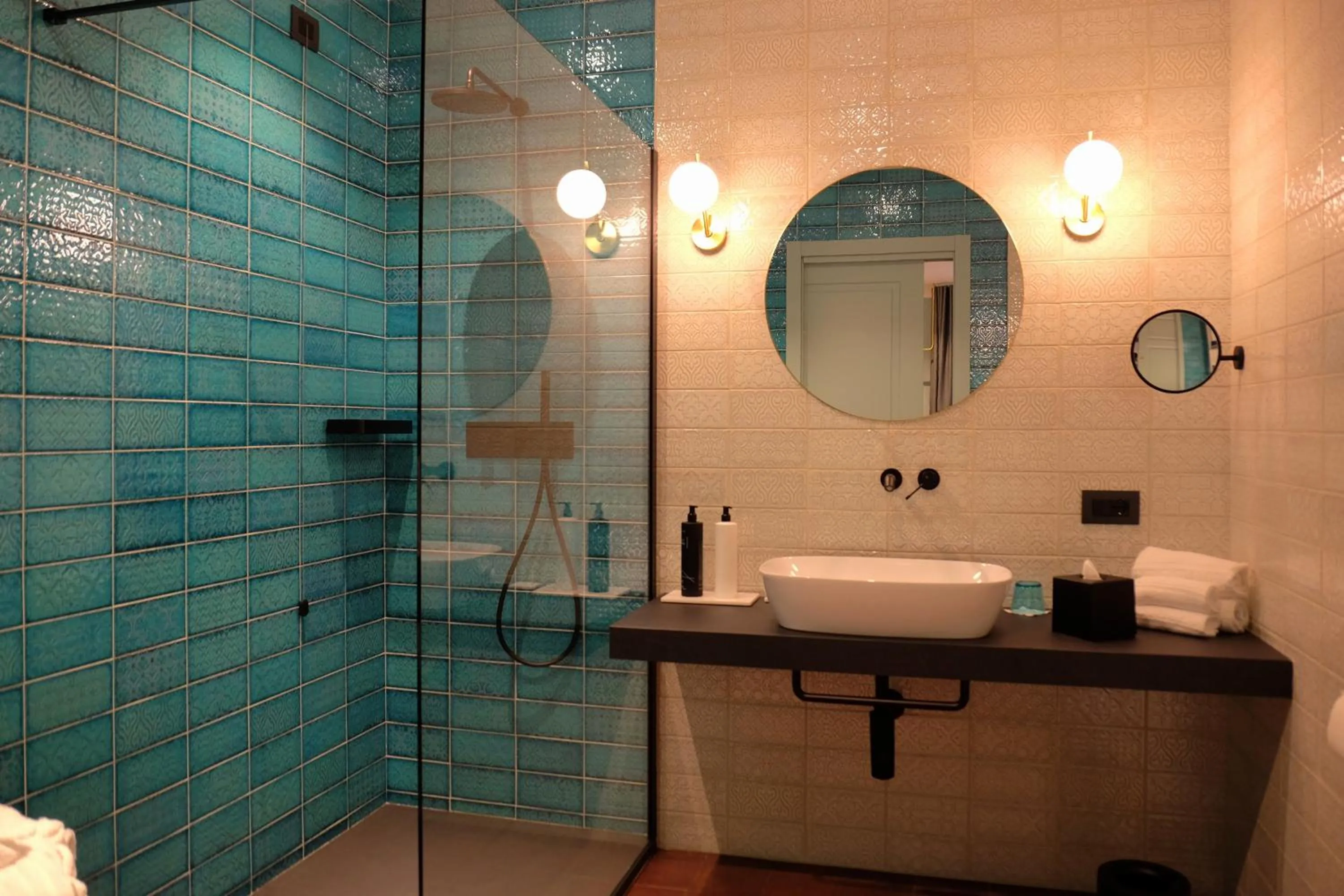 Shower in Hotel Luise