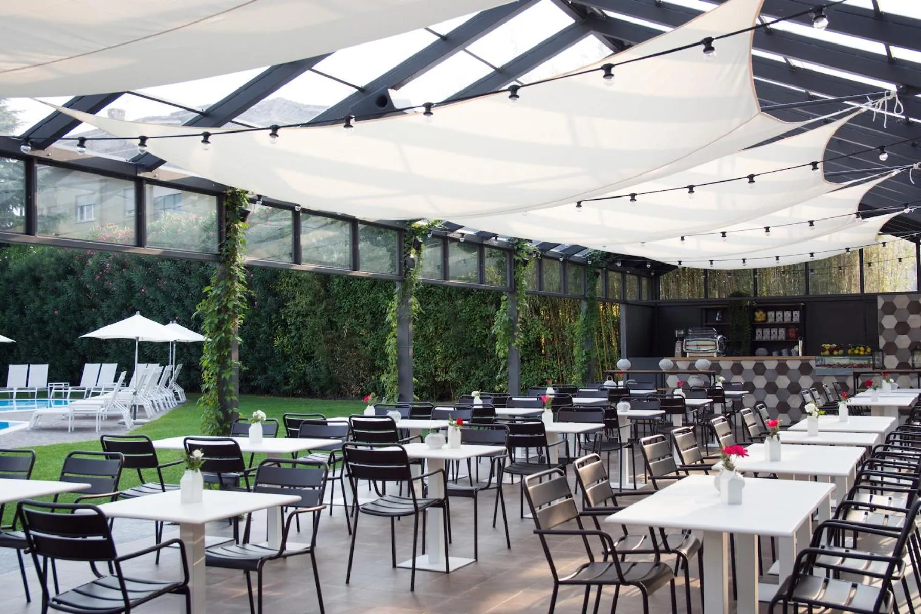 Patio in Hotel Luise