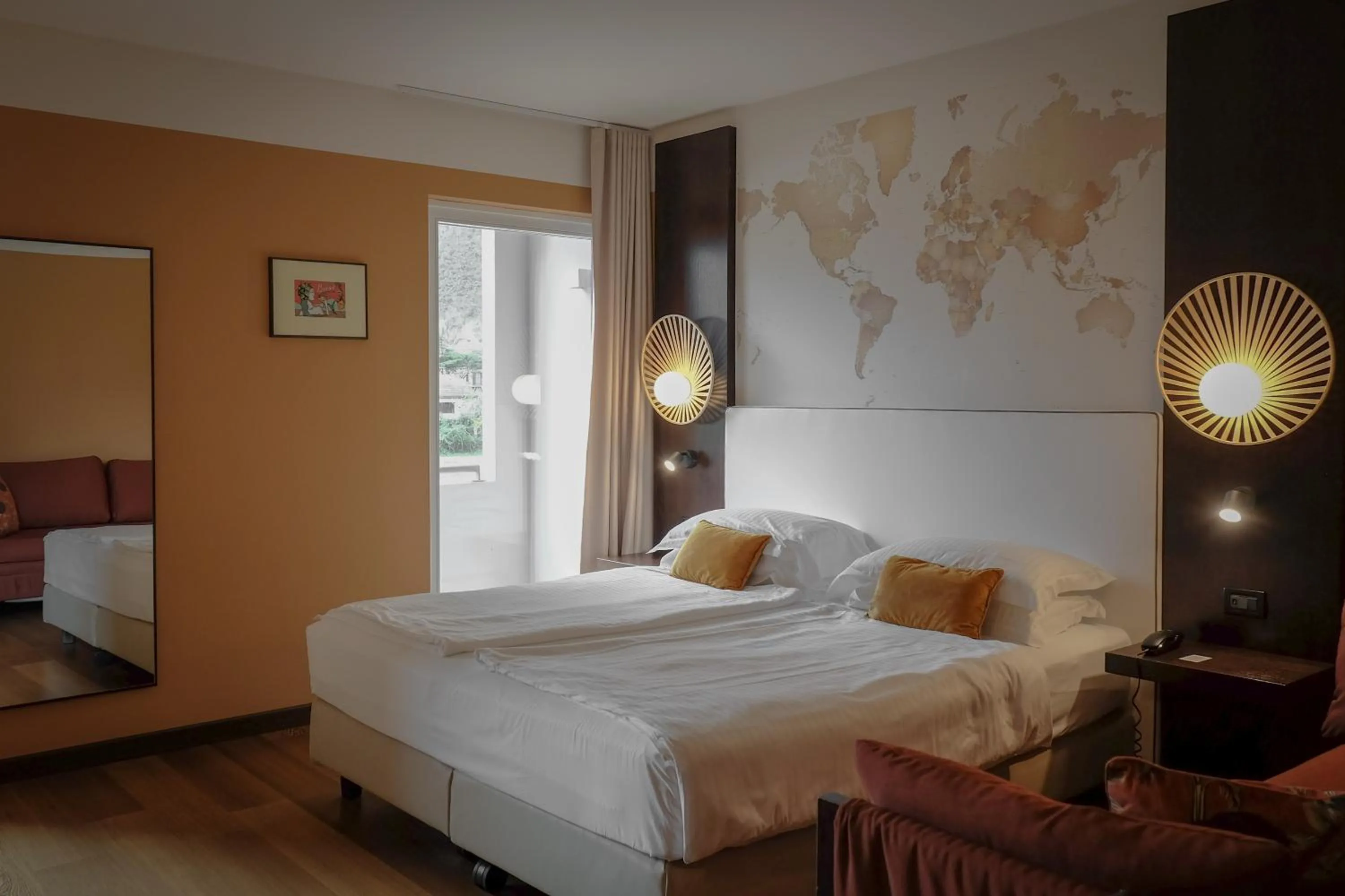 Bedroom, Bed in Hotel Luise