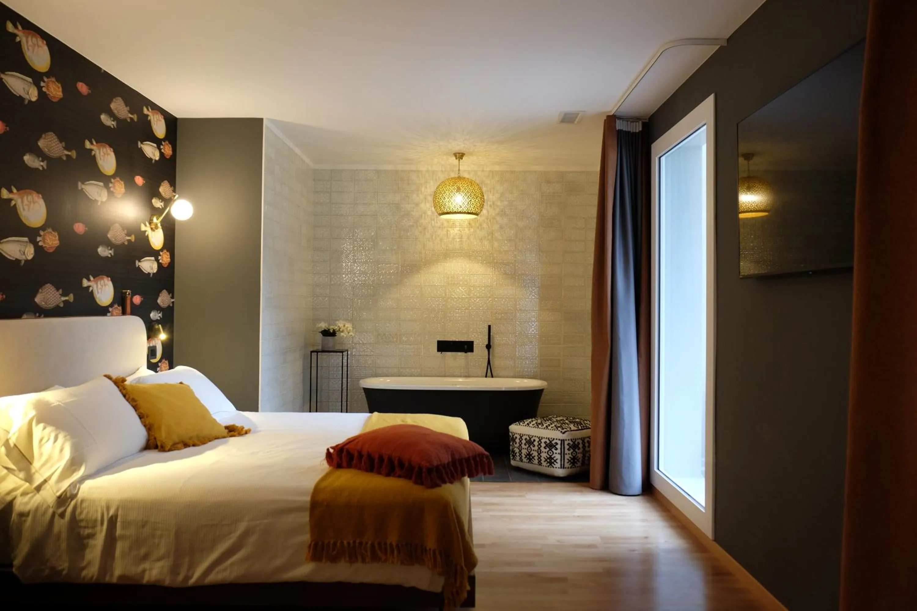 hair dresser, Bed in Hotel Luise