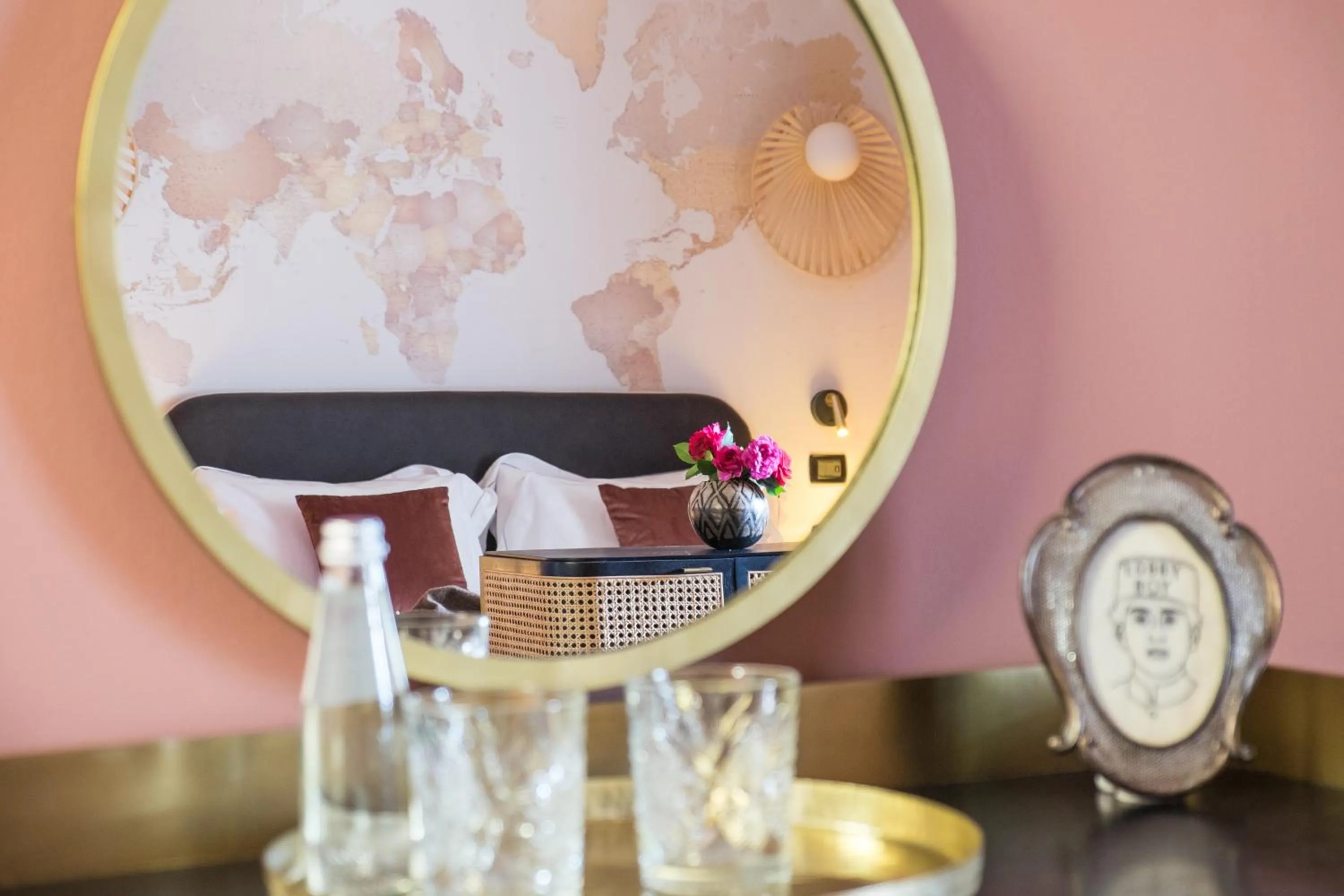 Decorative detail in Hotel Luise