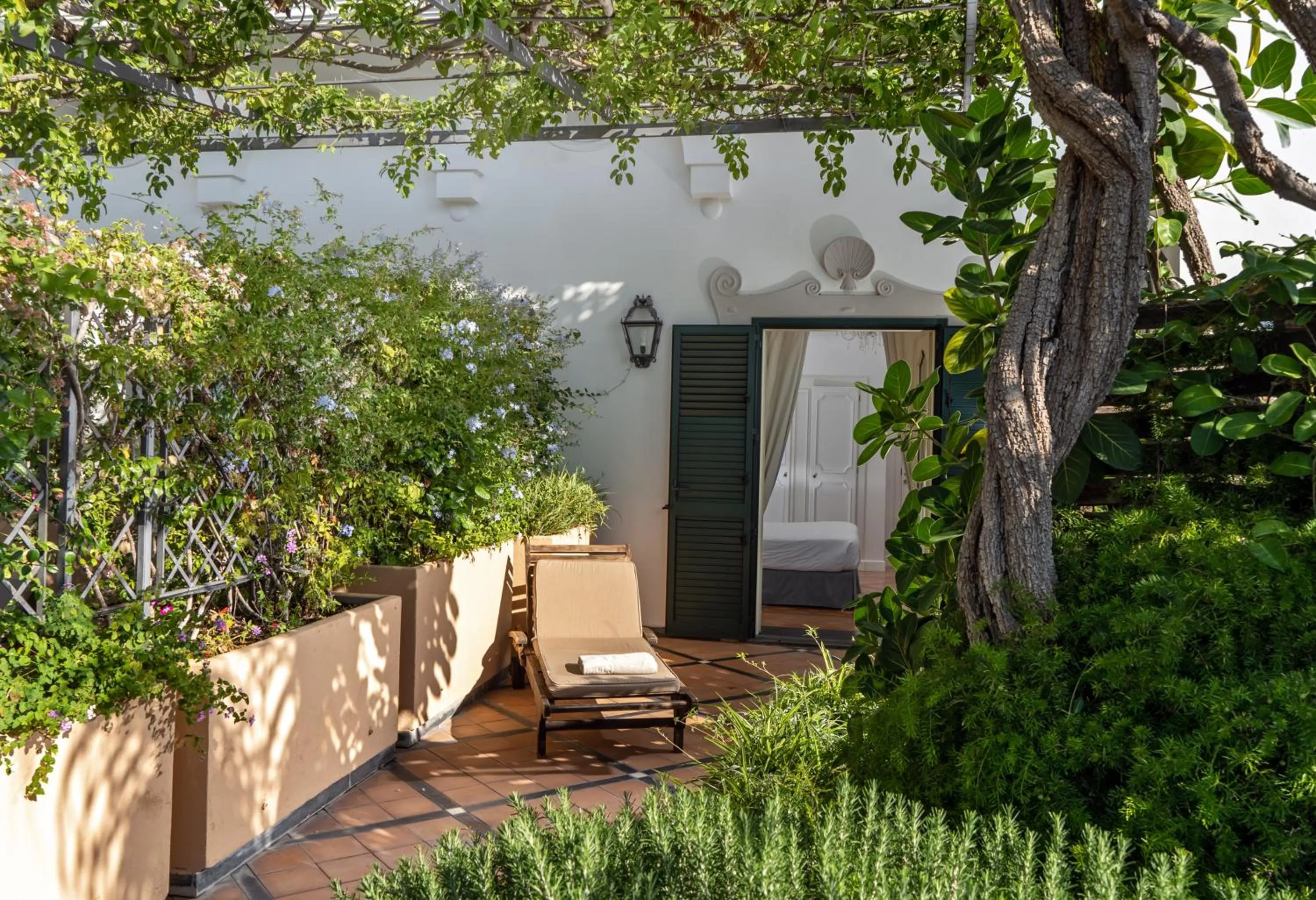 Patio in Hotel Punta Regina