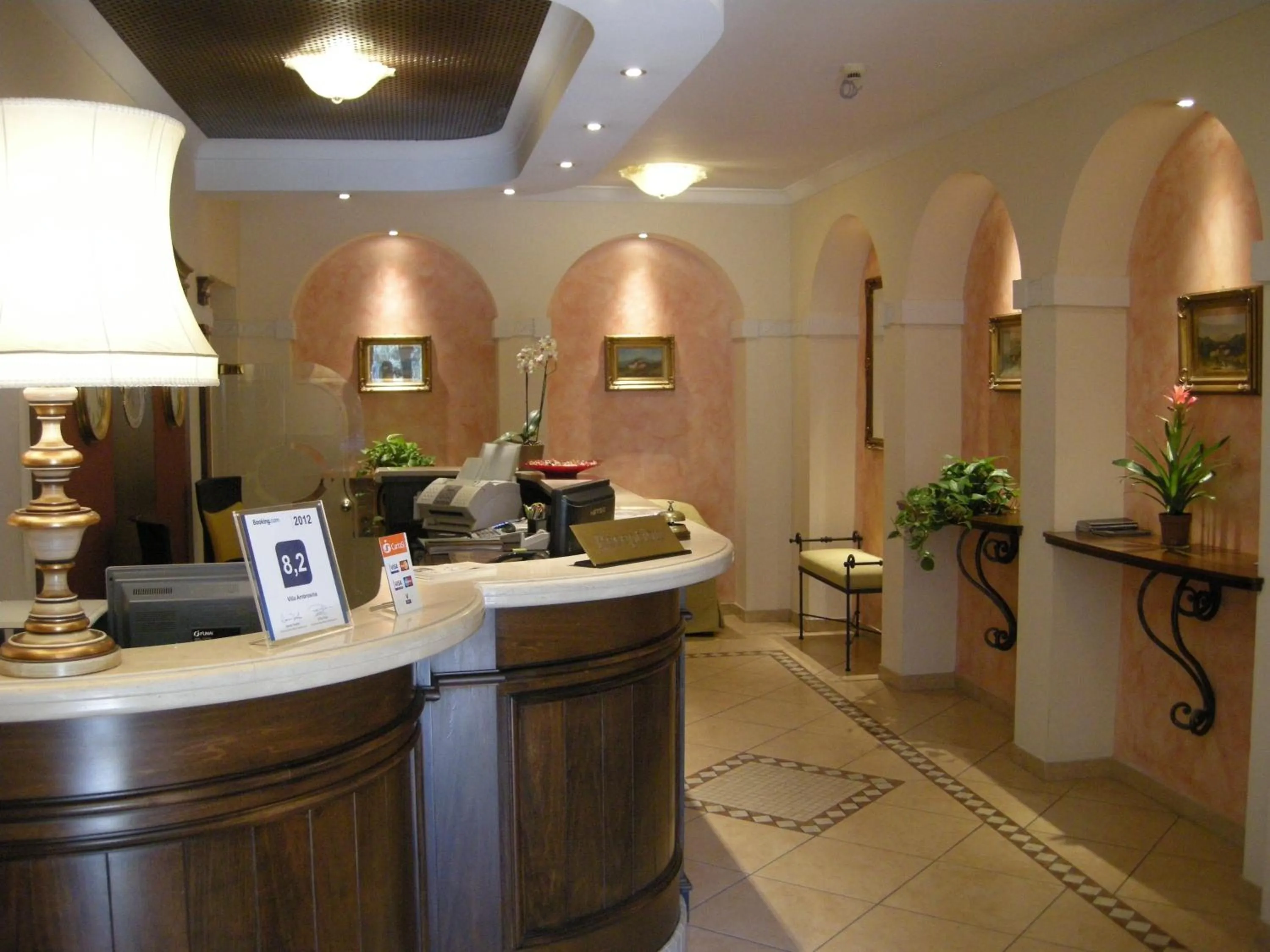 Lobby or reception in Villa Ambrosina