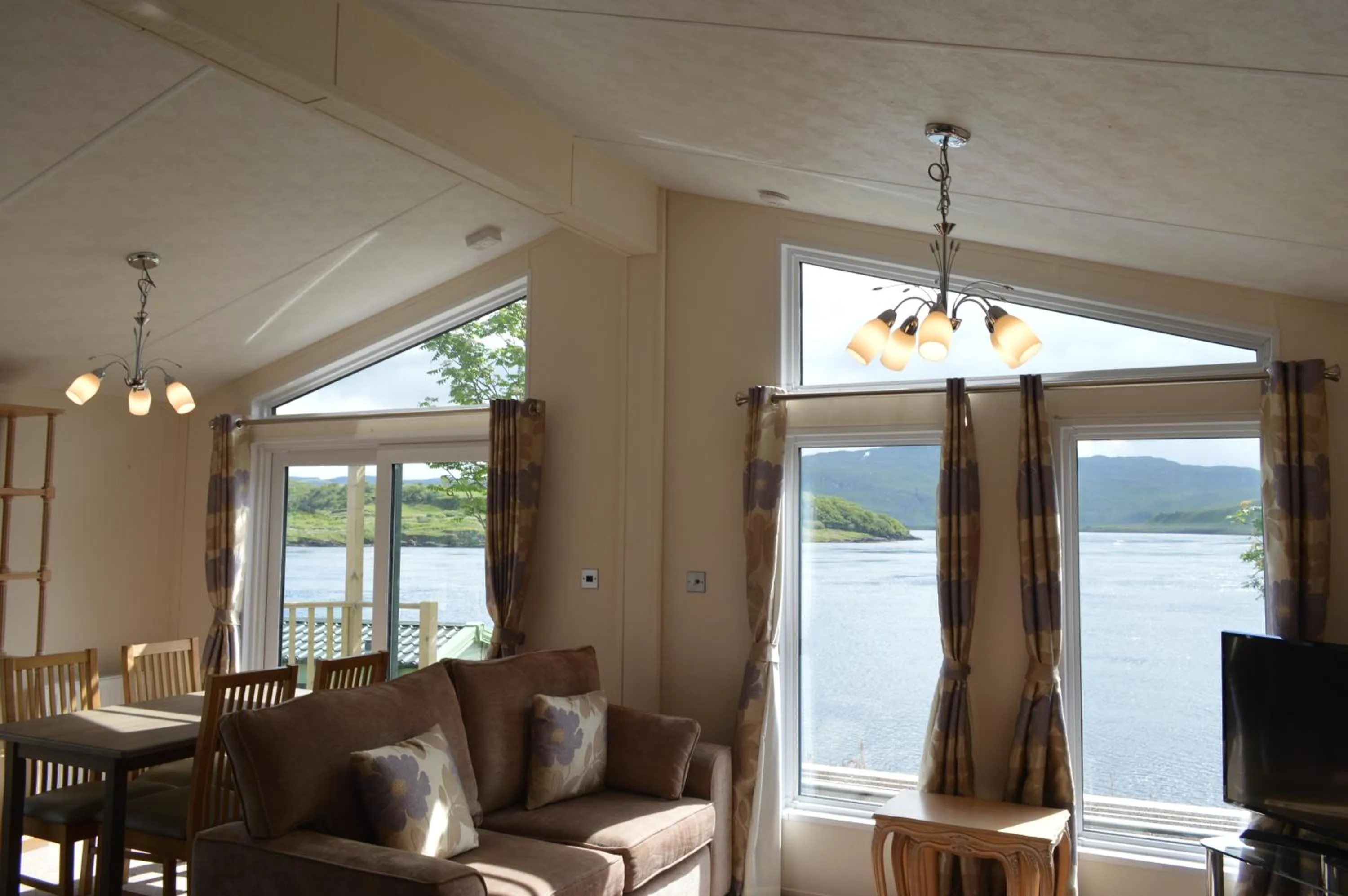 Living room in Sunnybrae, Isle of Luing