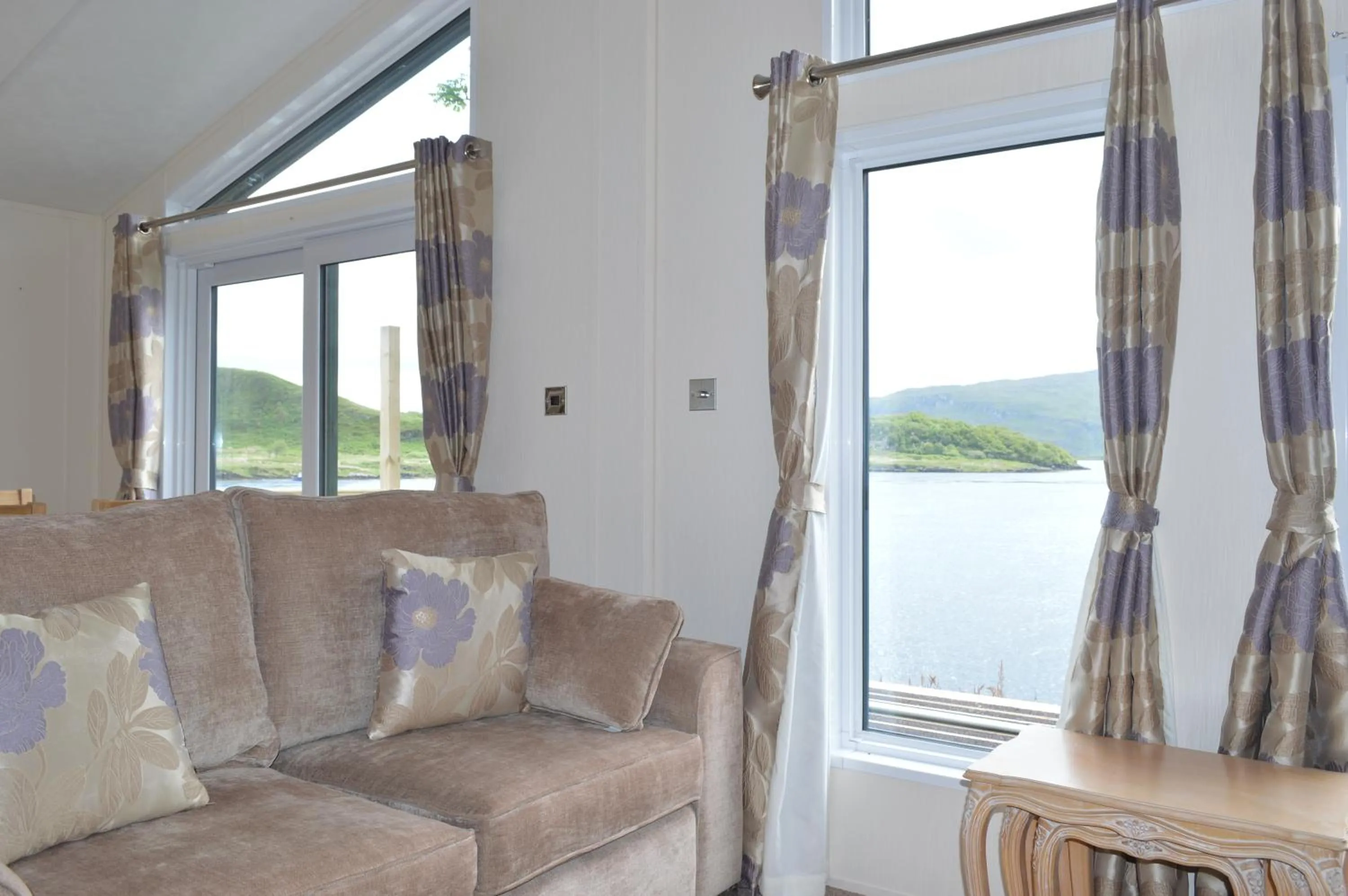 Living room in Sunnybrae, Isle of Luing