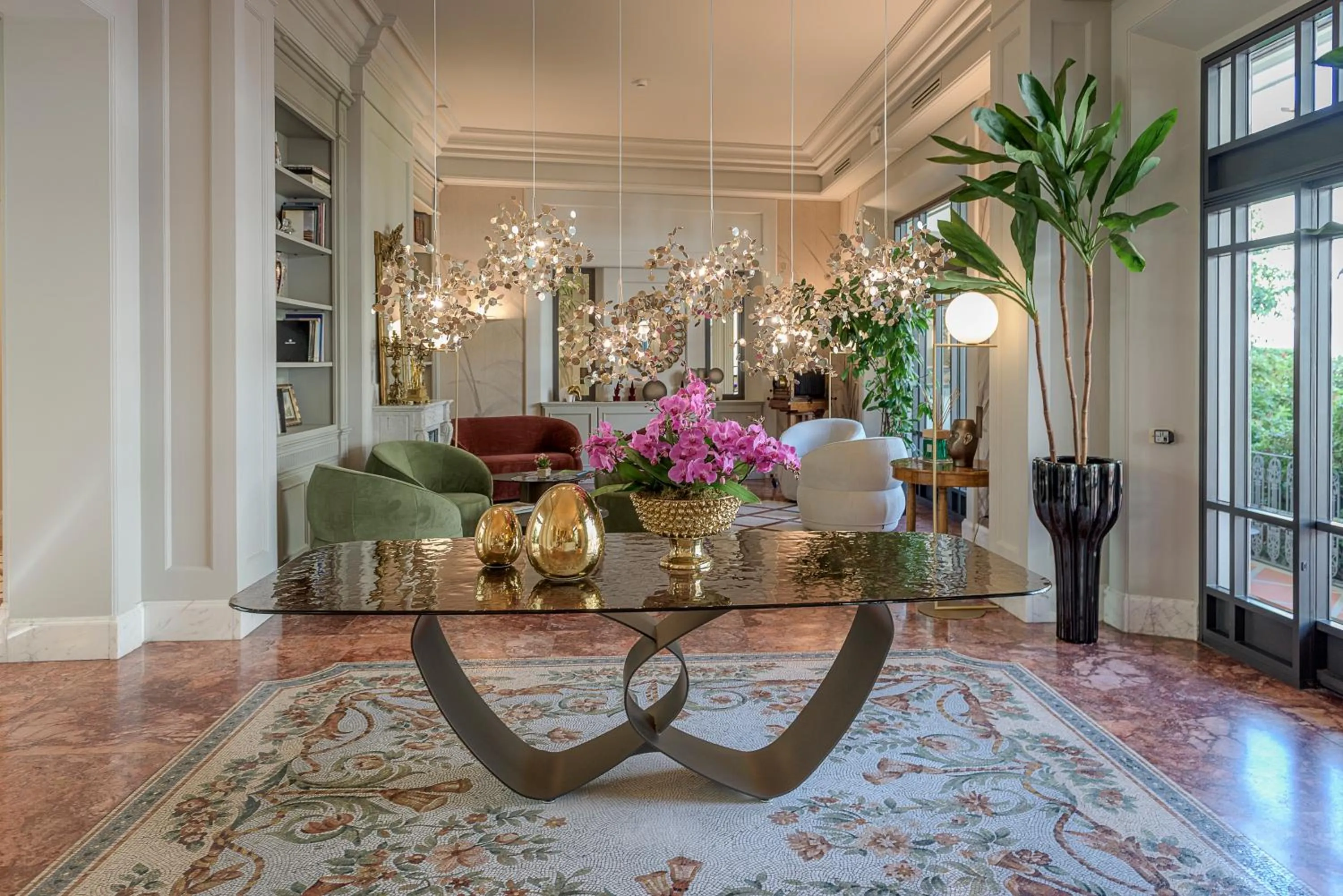 Decorative detail in Palazzo Montebello