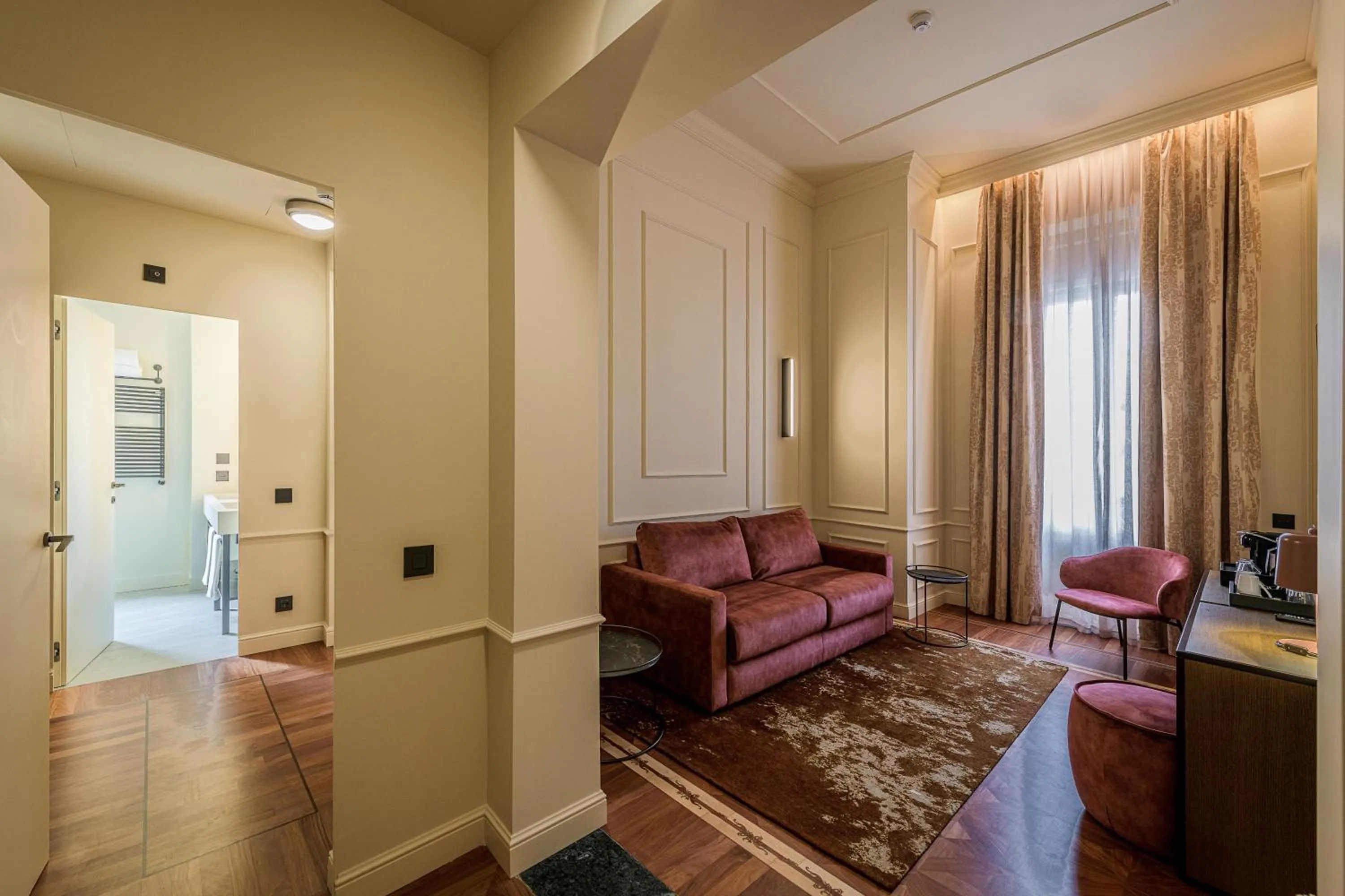 Living room in Palazzo Montebello