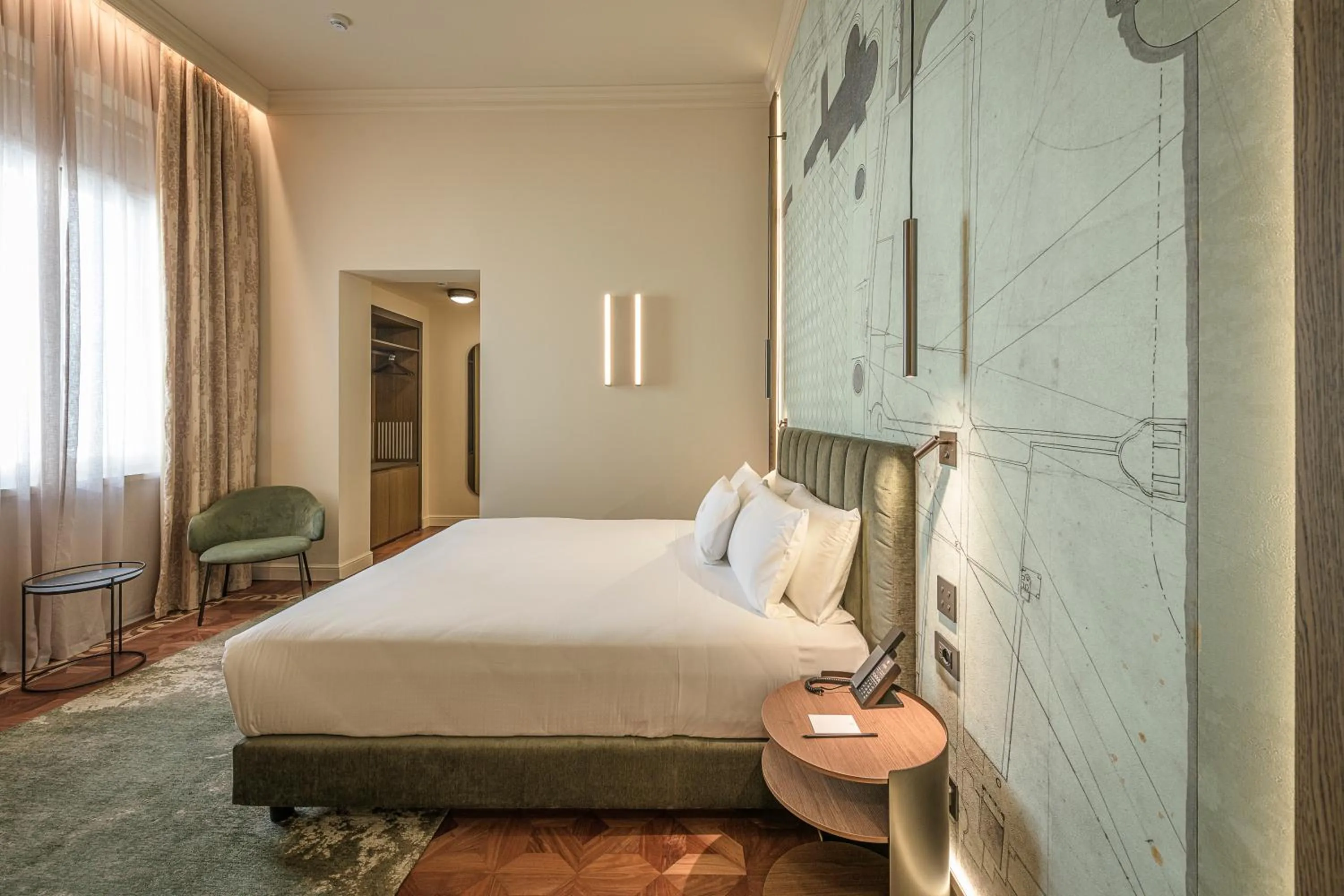 Bedroom, Bed in Palazzo Montebello