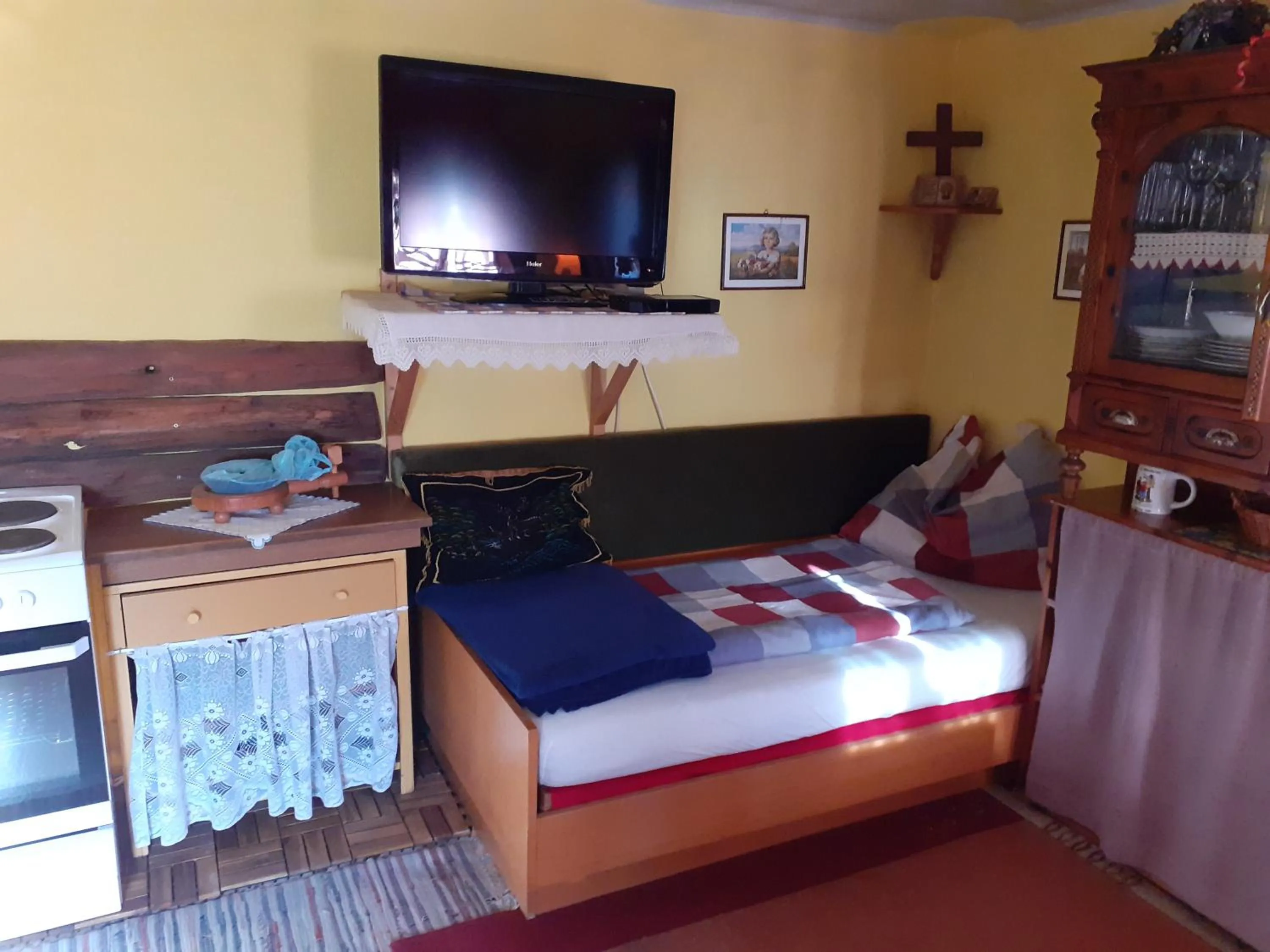 Bed in Ferienhaus Pirker