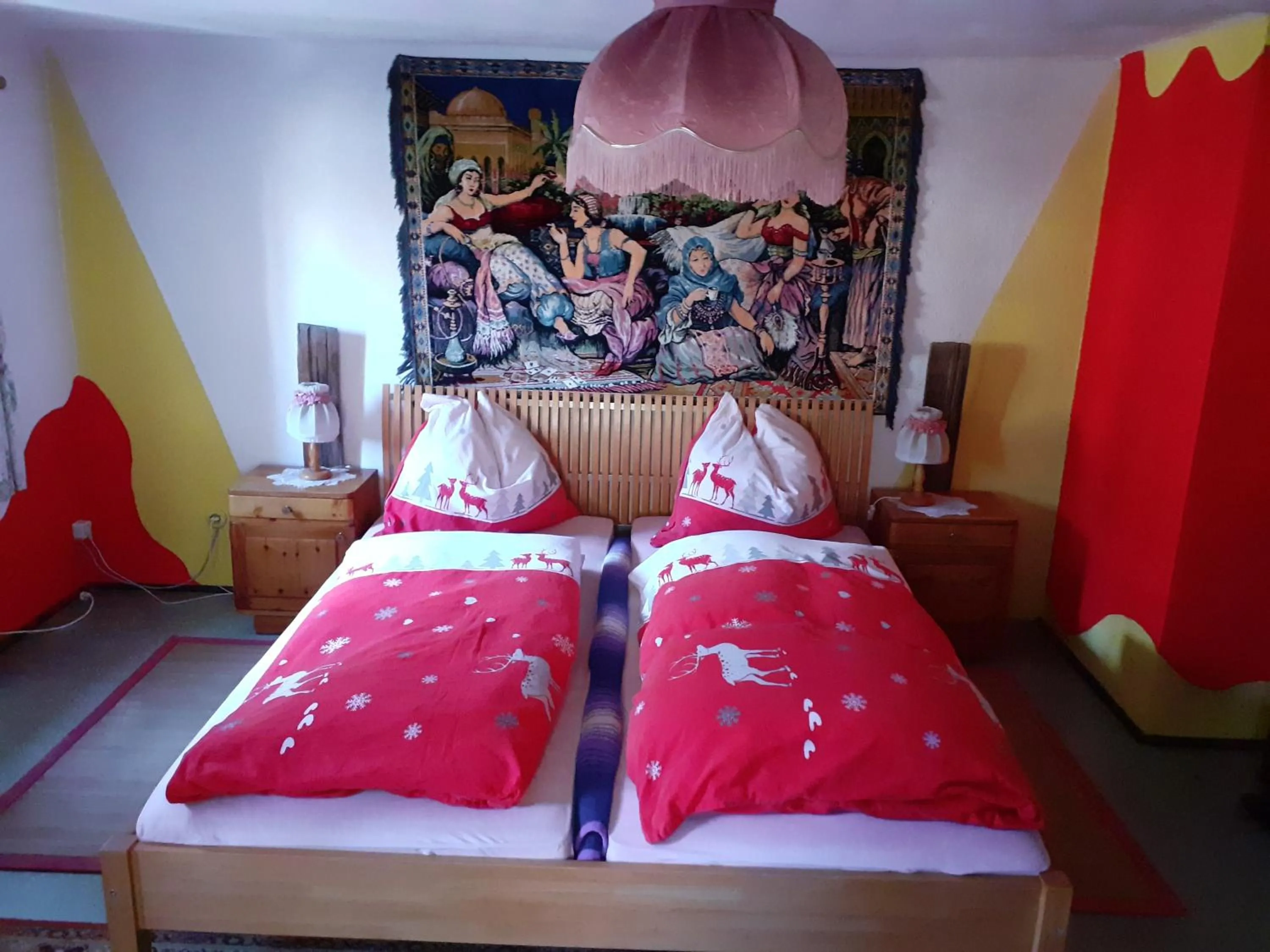 Bed in Ferienhaus Pirker