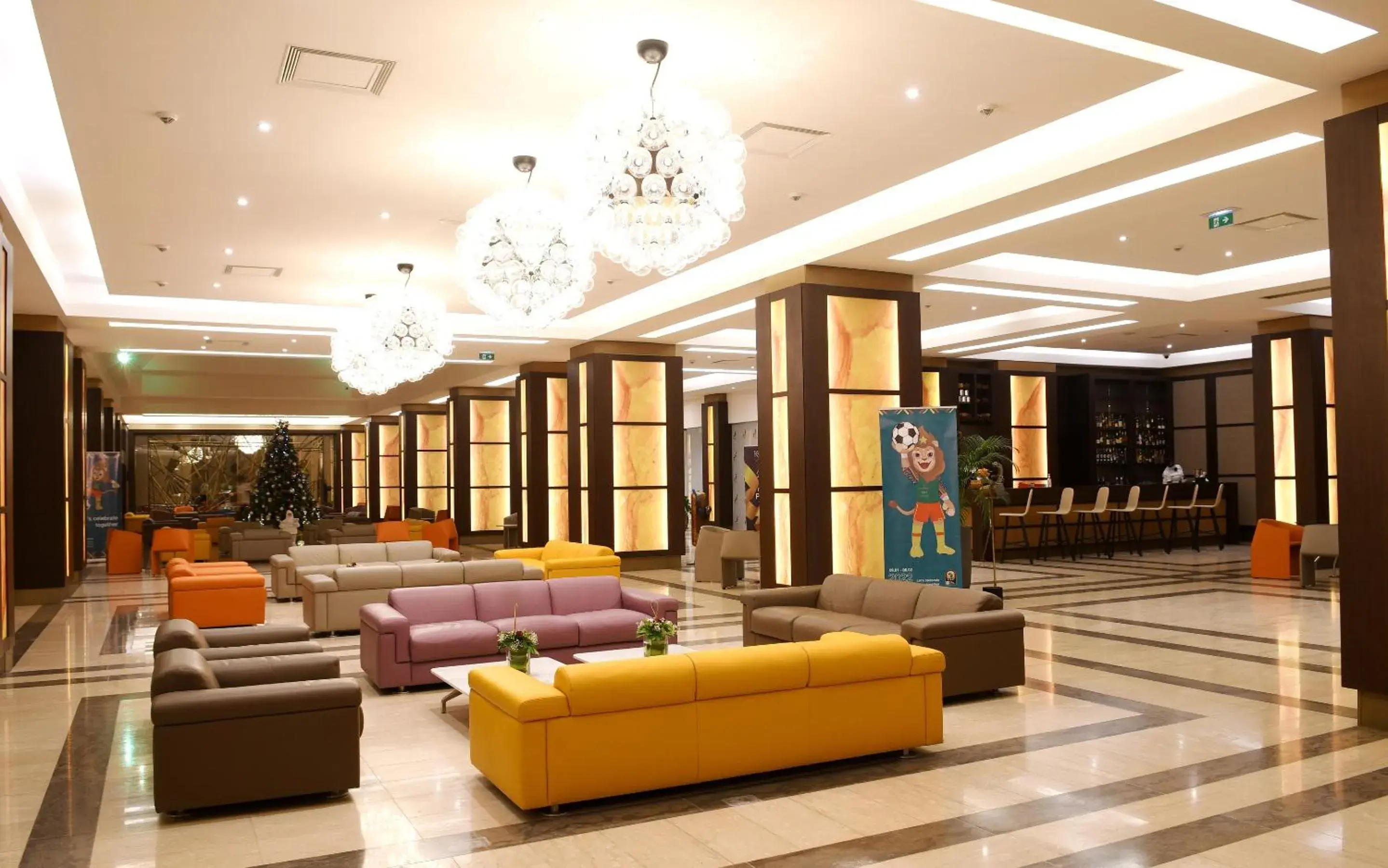Lobby or reception in Krystal Palace Douala Lobby or reception in Krystal Palace Douala