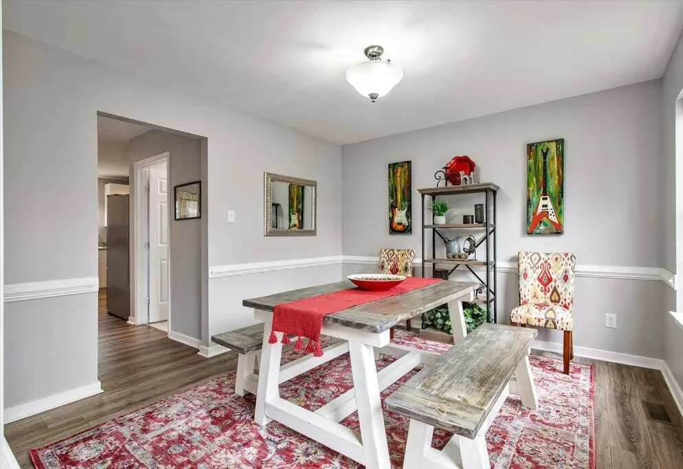 Dining area in Charming 3-Bedroom Home in Heart of Ashland