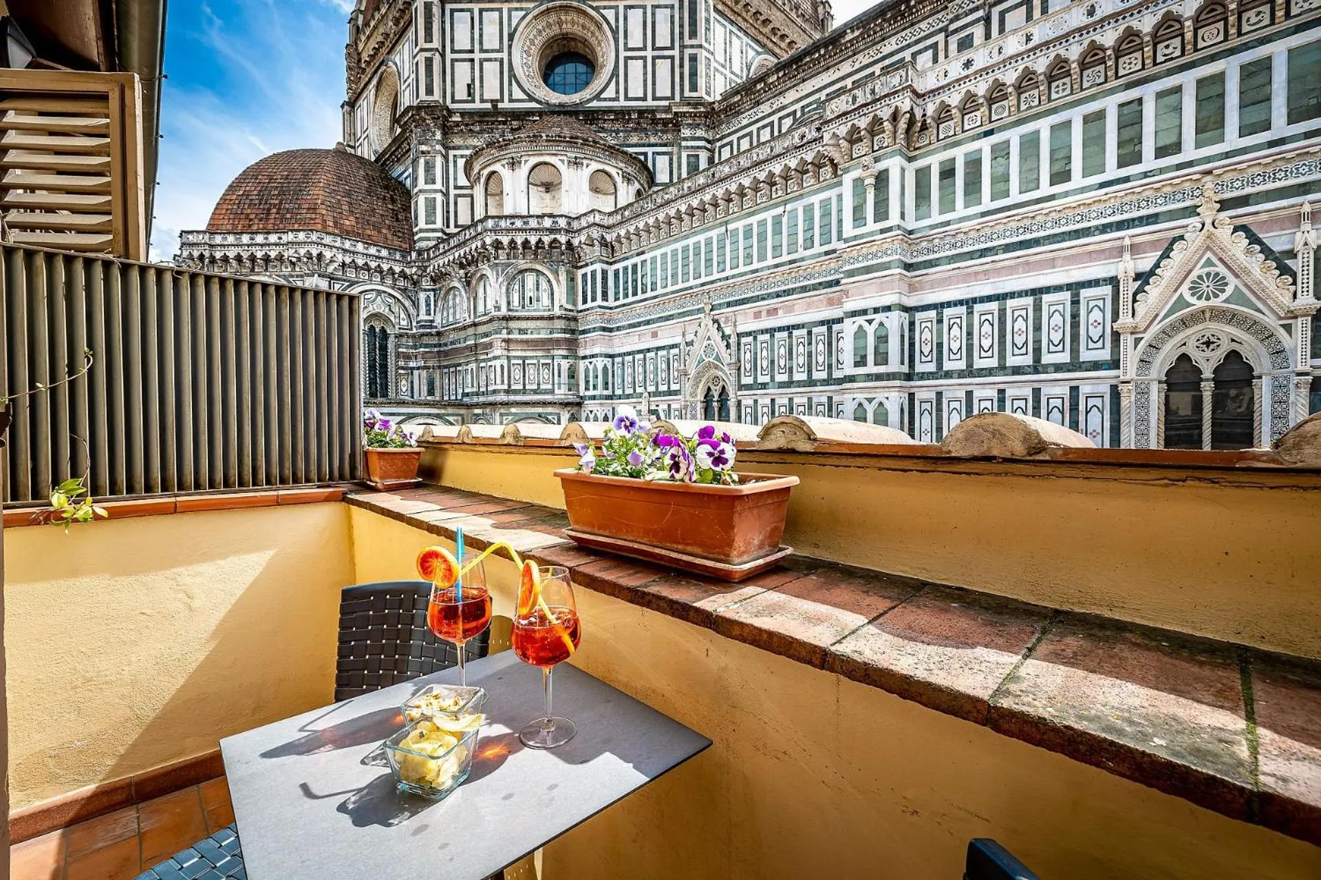Balcony/Terrace in Hotel Duomo Firenze