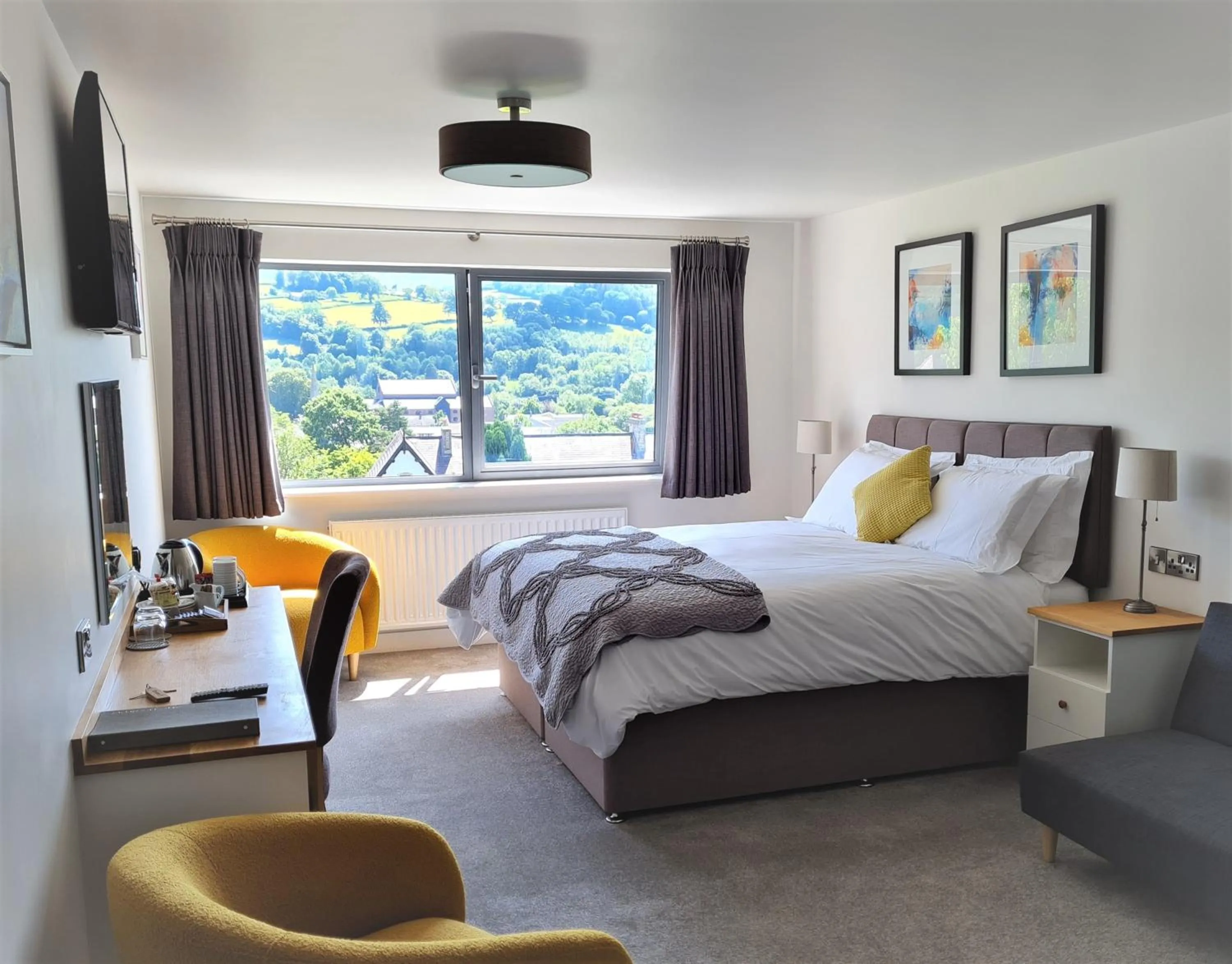 Bedroom, Bed in Camden Lodge B&B and Cottage Brecon