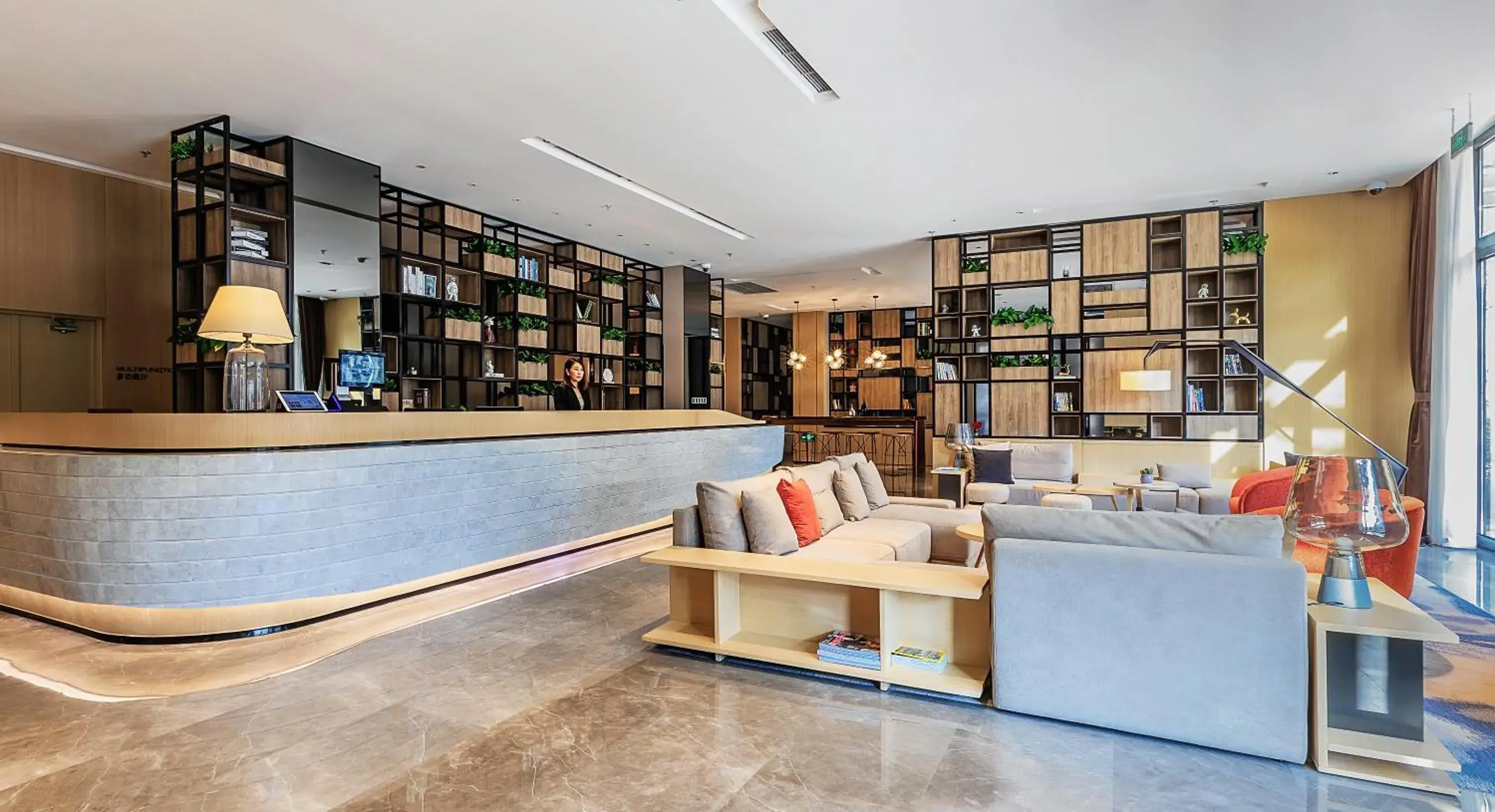 Lobby or reception in Eature Residences Lingang Lobby or reception in Eature Residences Lingang