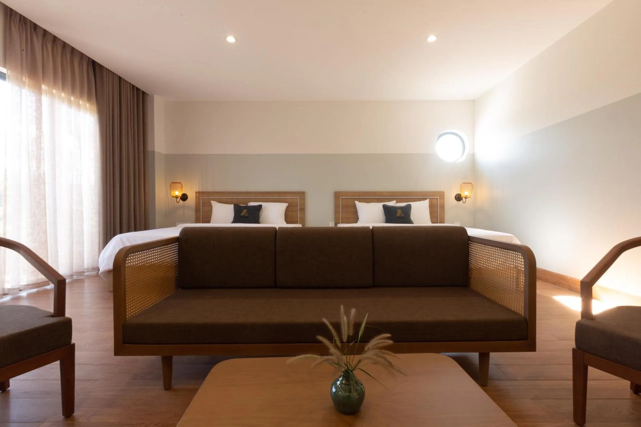 Living room, Bed in Hami Garden - Authentic & Natural Resort