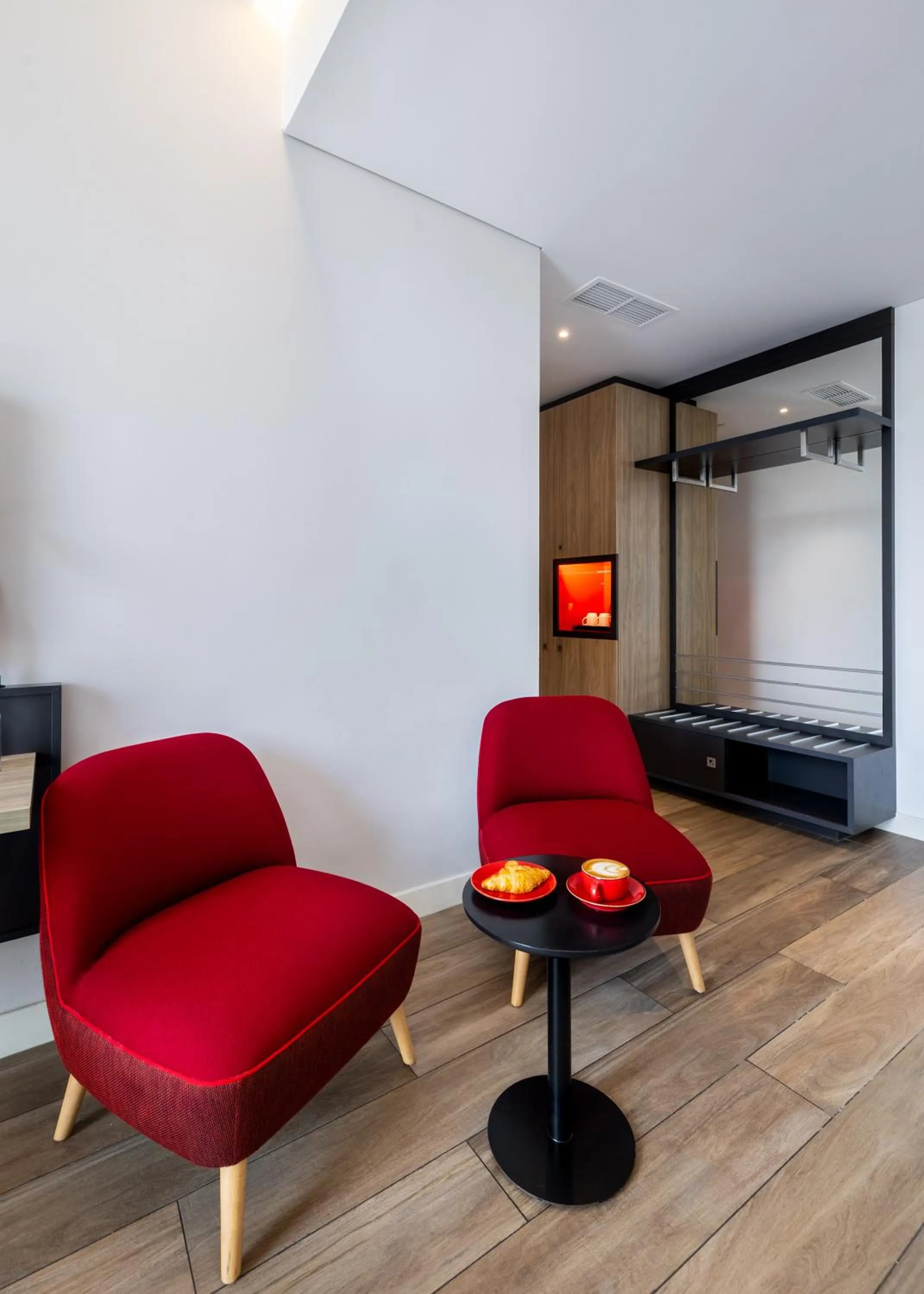 Seating area in Ink Hotel