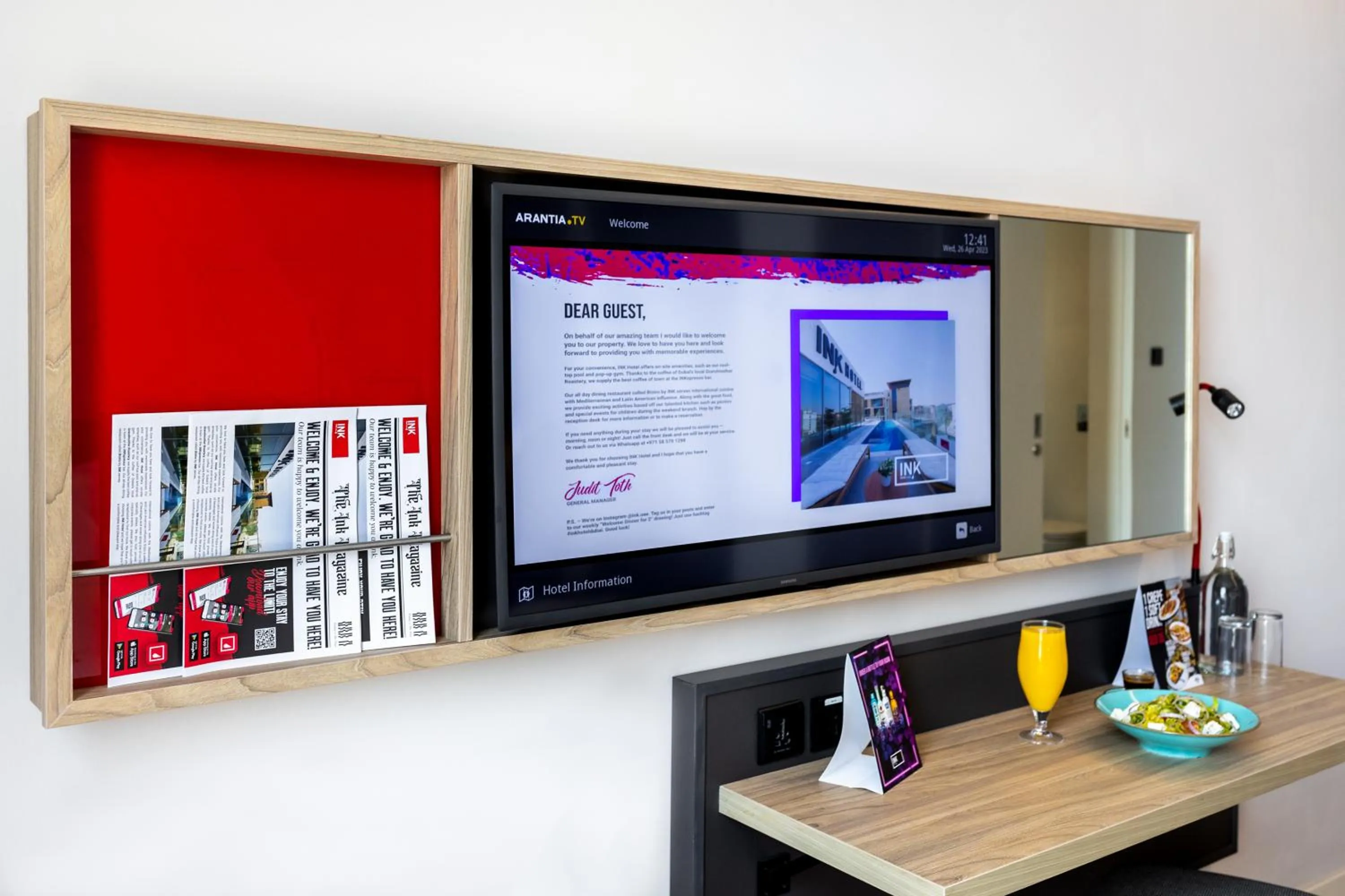 TV and multimedia in Ink Hotel