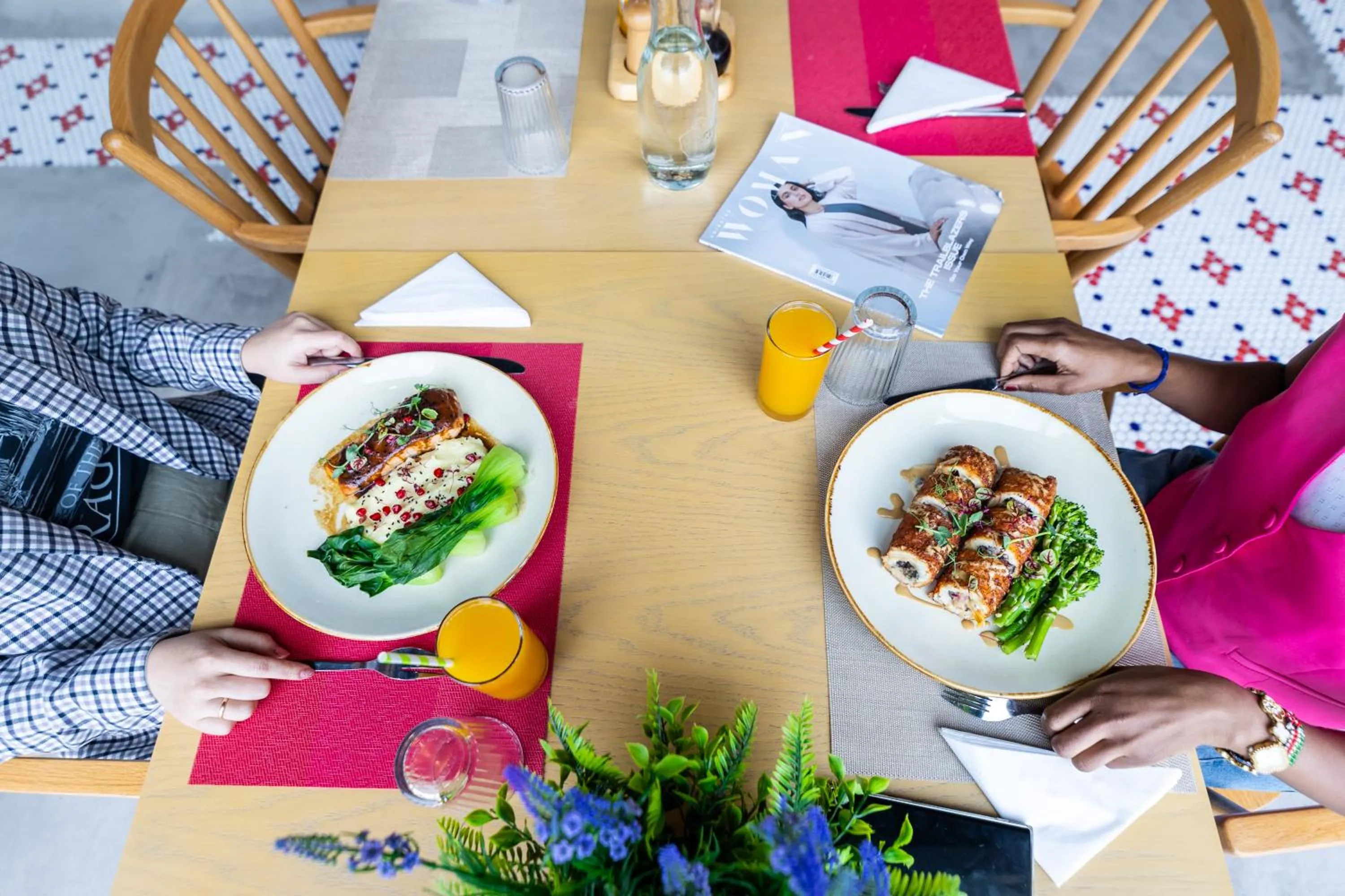 Food and drinks in Ink Hotel