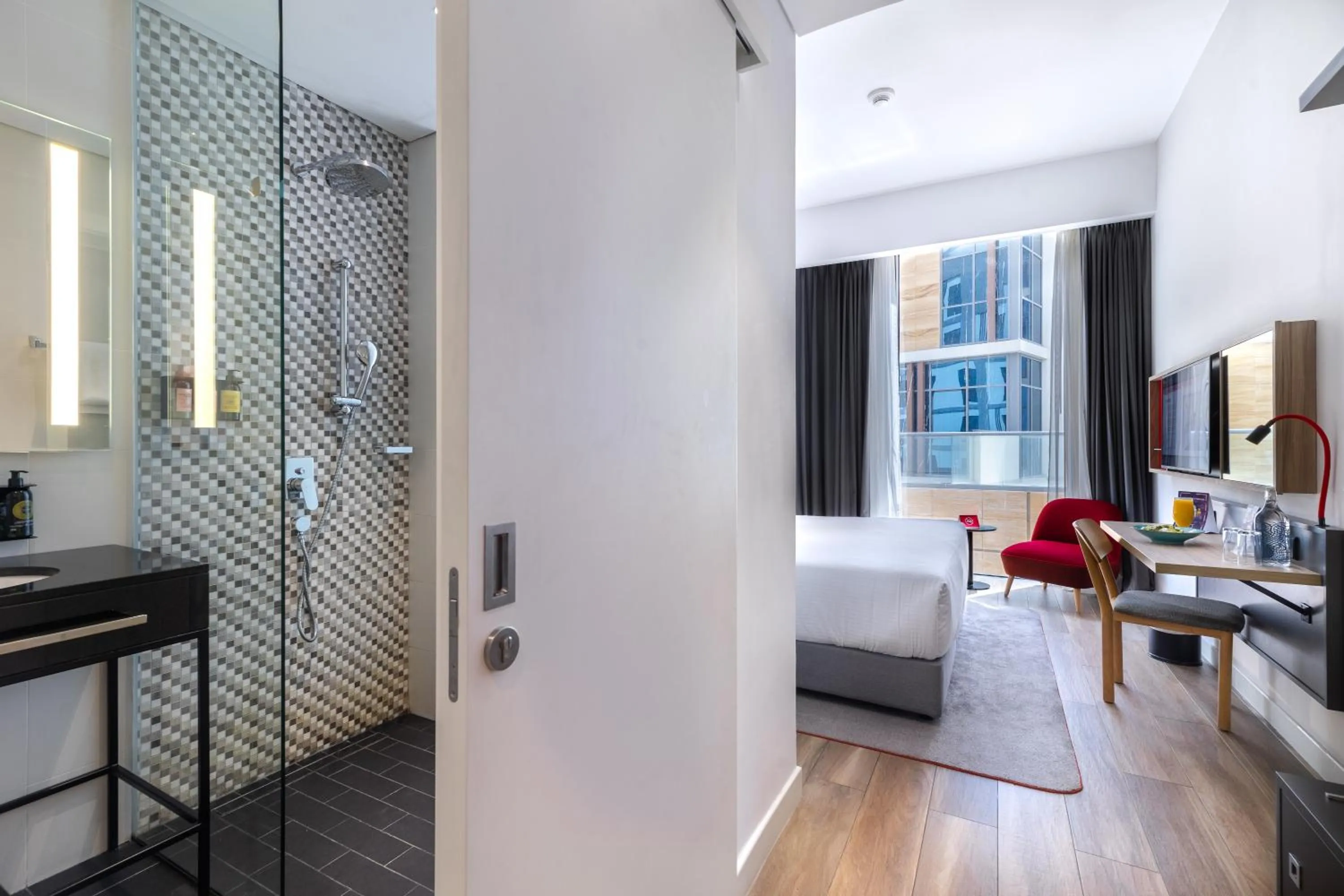 Bedroom, Bed in Ink Hotel